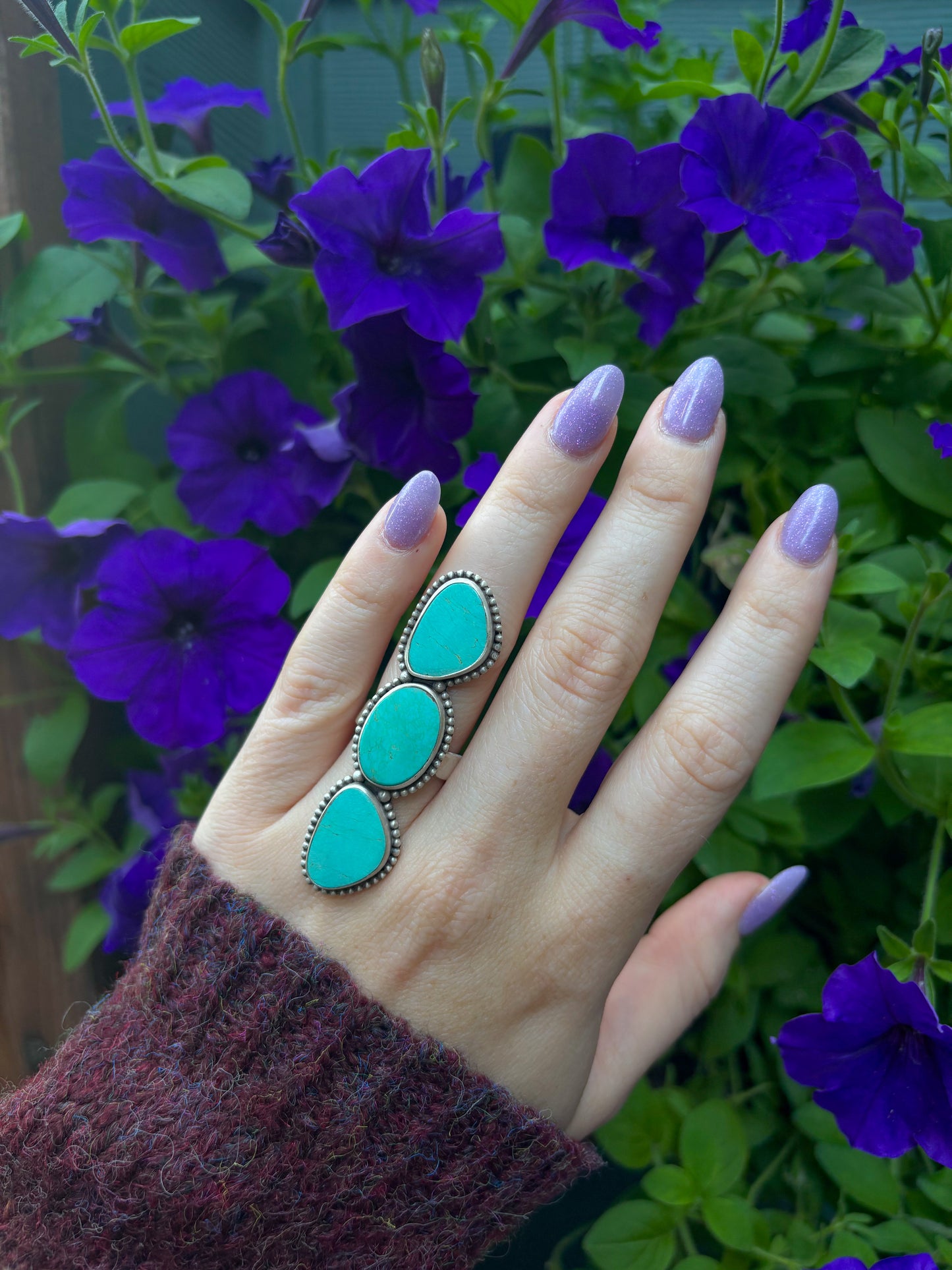 Chunky Royston Ring- Adjustable