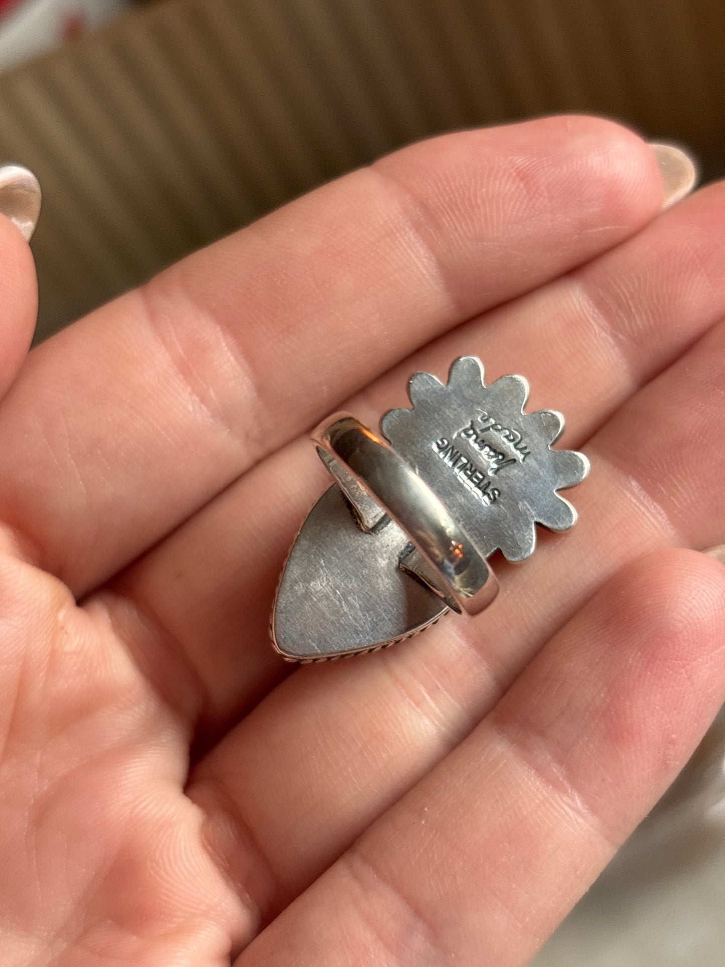 Pink & Green Ring-6.75