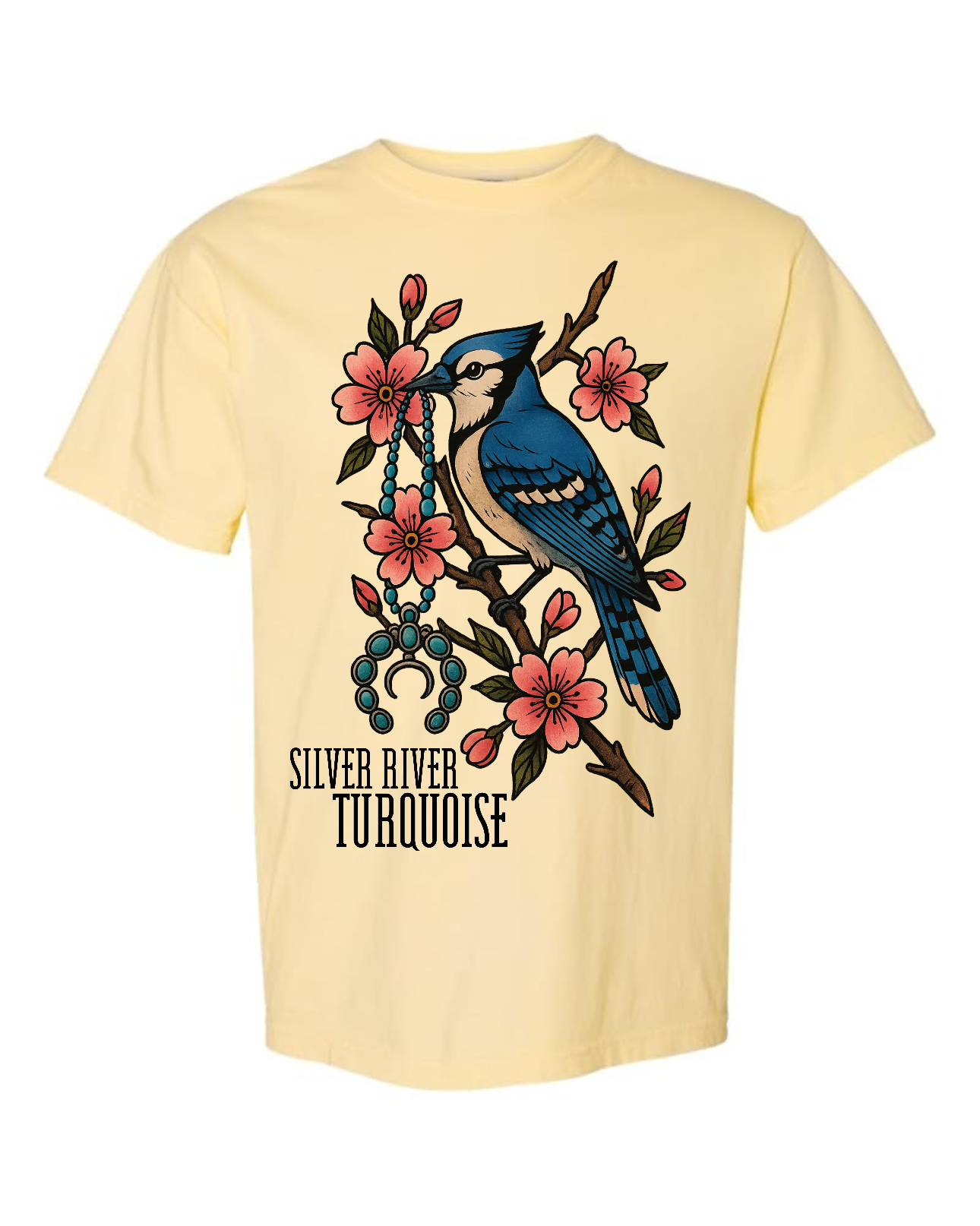 SRT Bluebird Tee- Banana