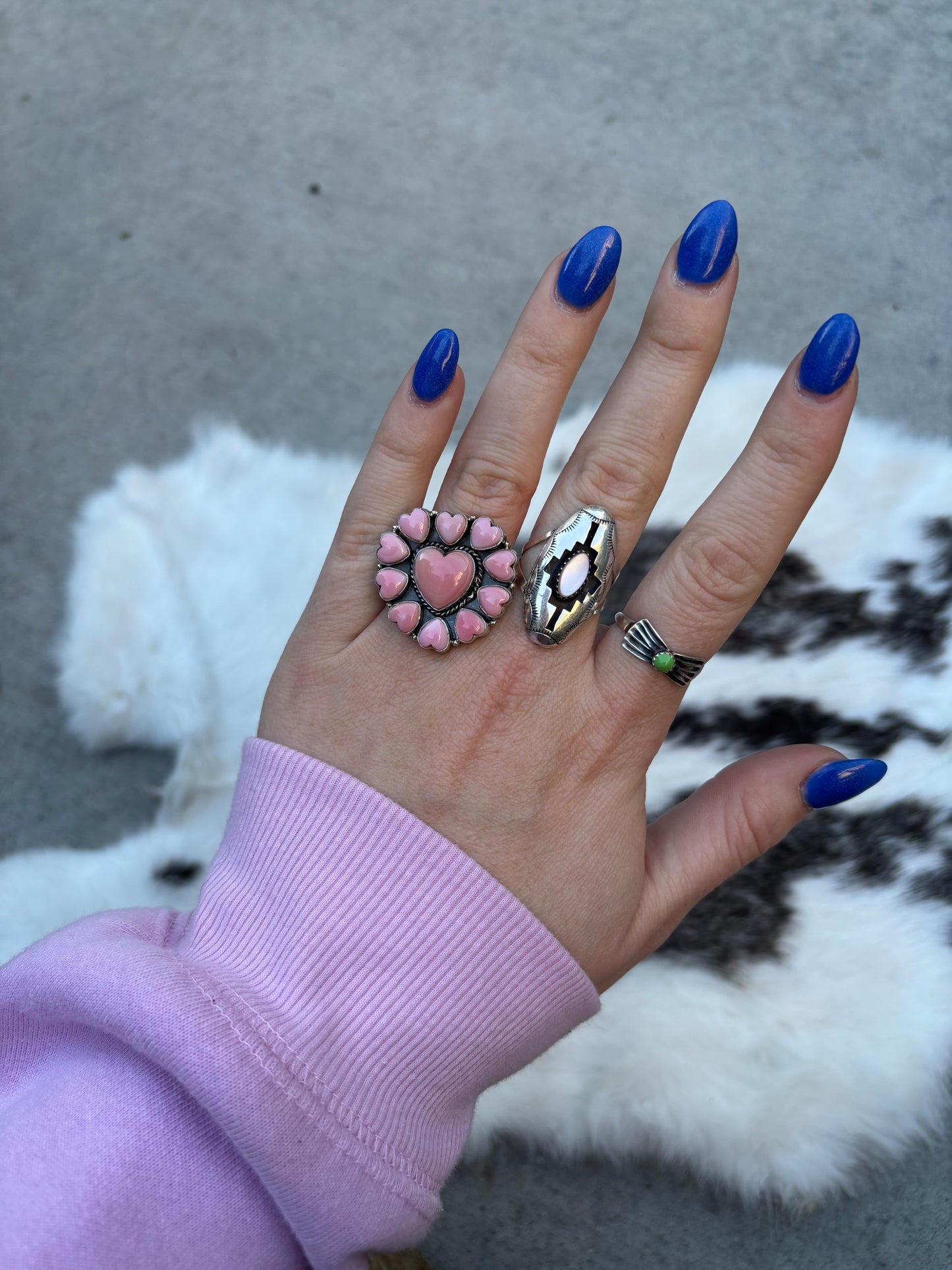 Heart Cluster Ring- 9