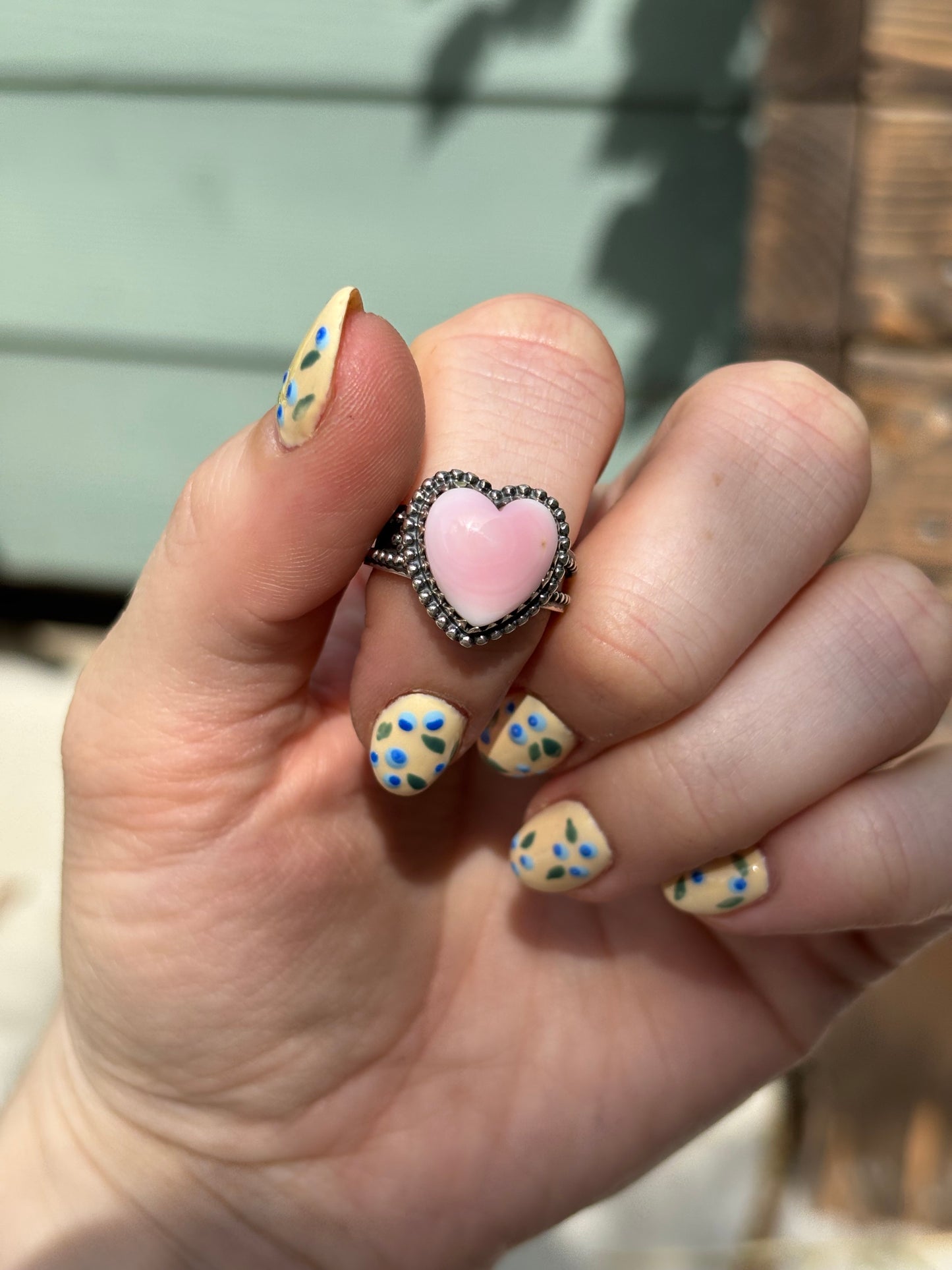 Pink Heart Ring- 7