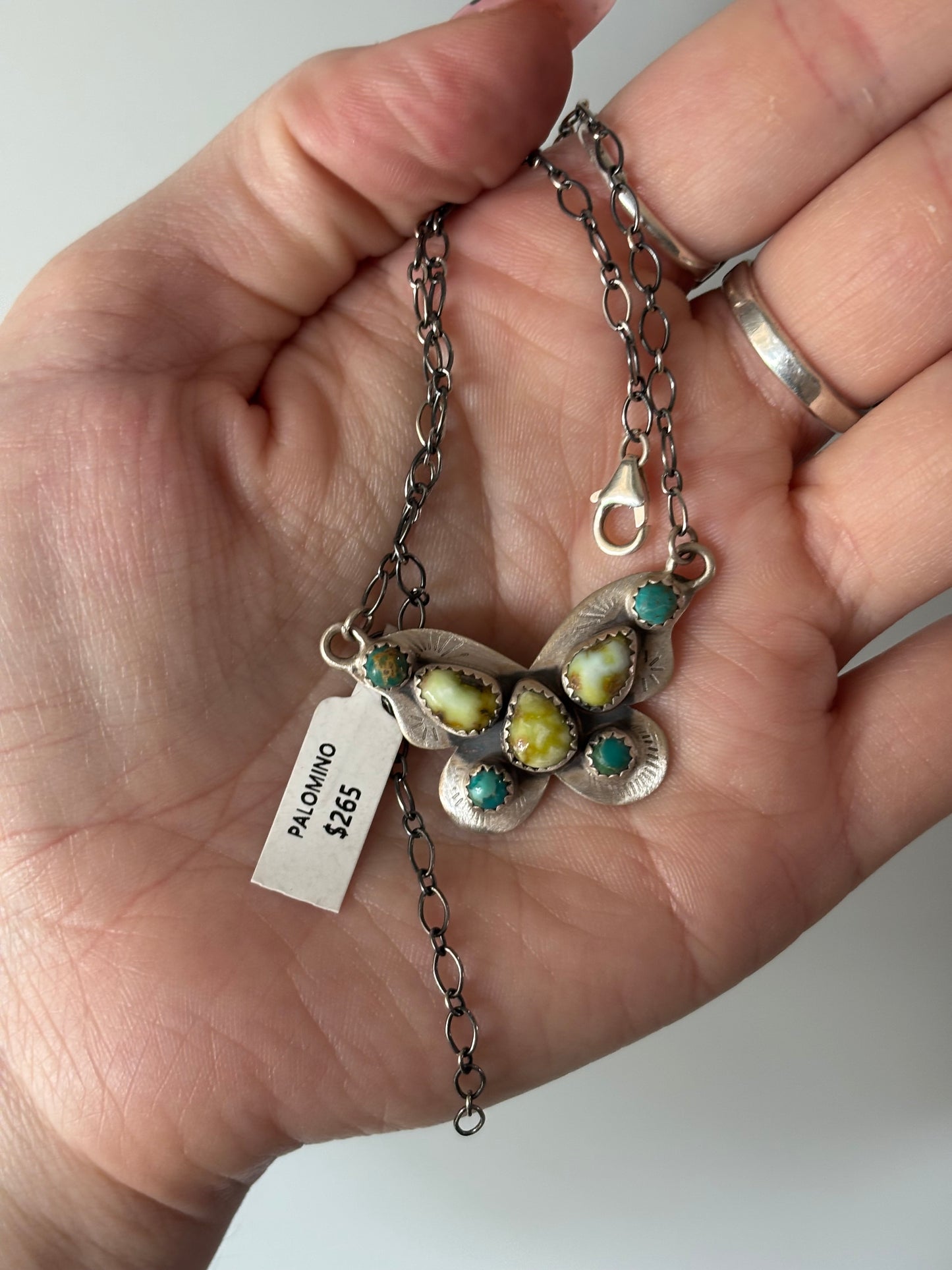 Palomino Butterfly Necklace