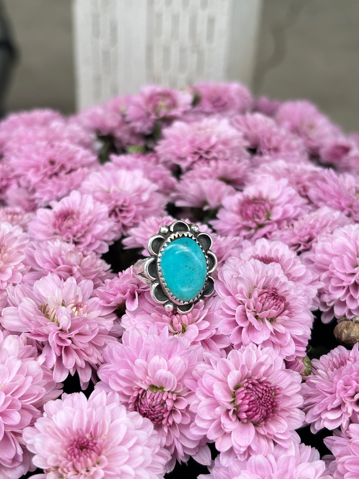 Vintage Turquoise Ring-4.5