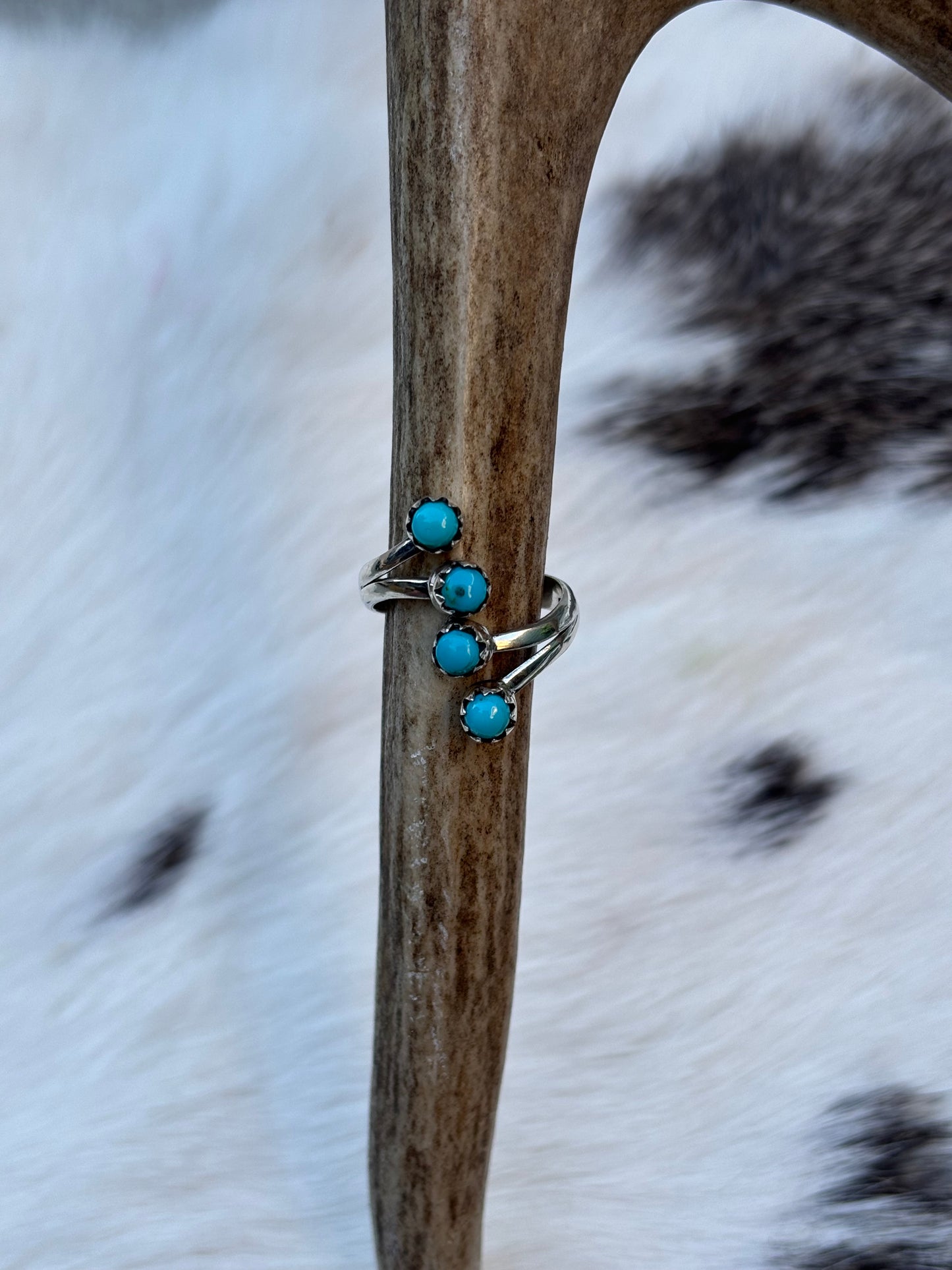 Turquoise Bypass Rings