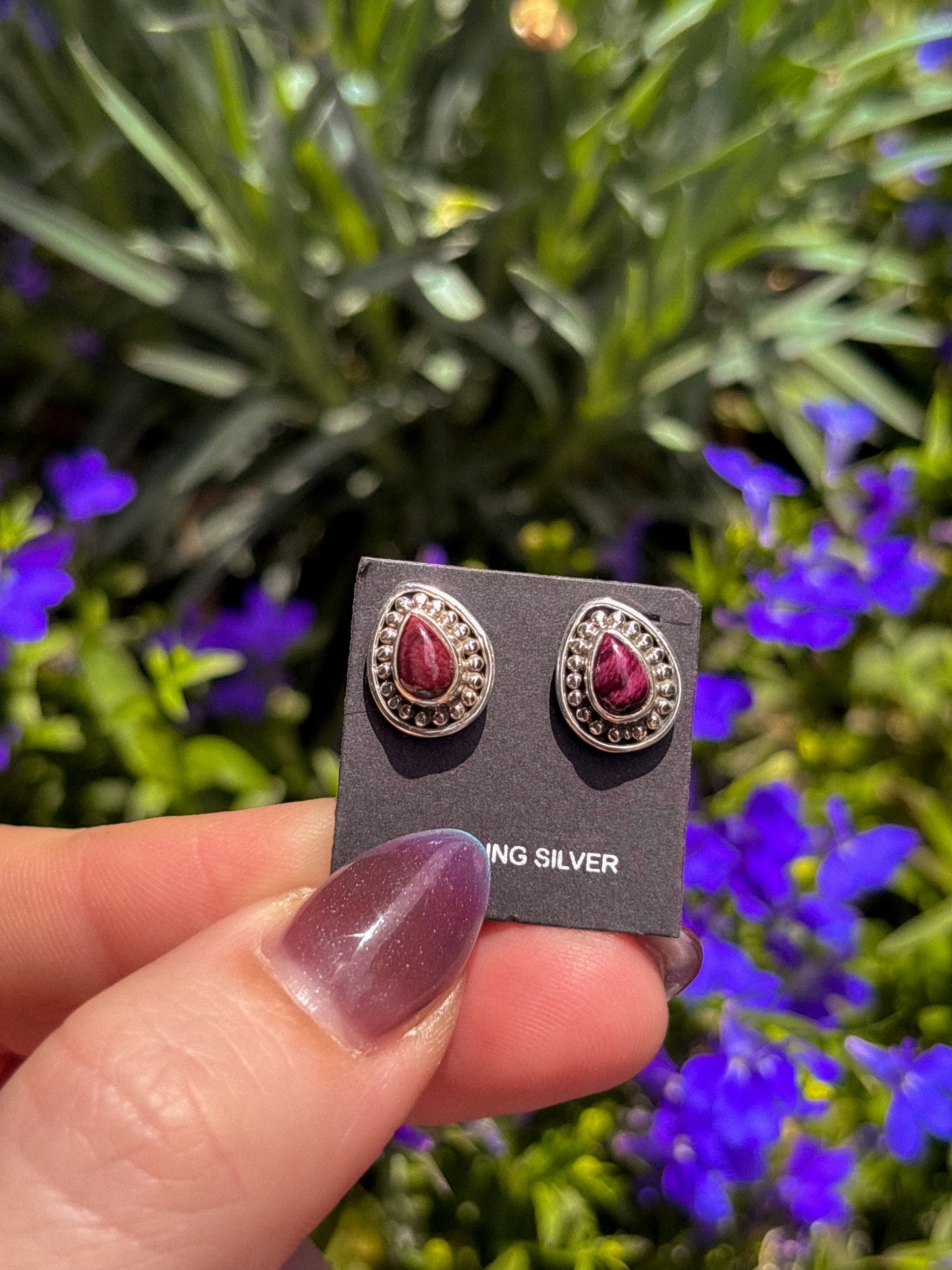 Purple Spiny Studs
