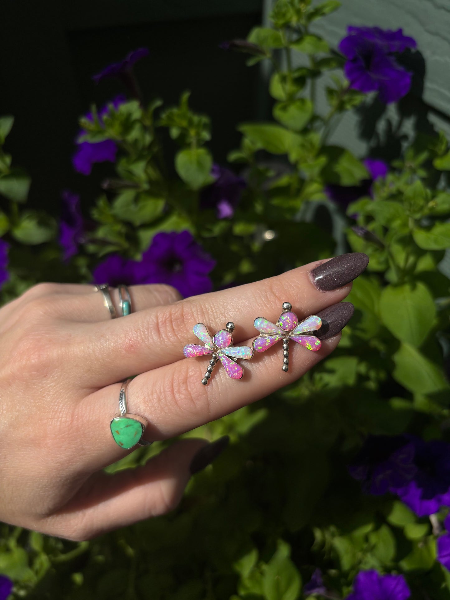 Zuni Dragonfly Earrings