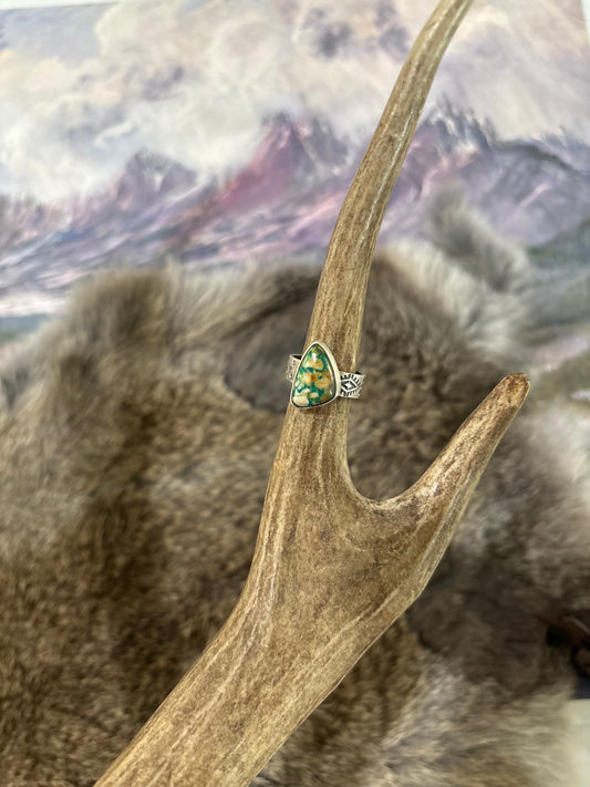 Fox Turquoise Ring-Adj.