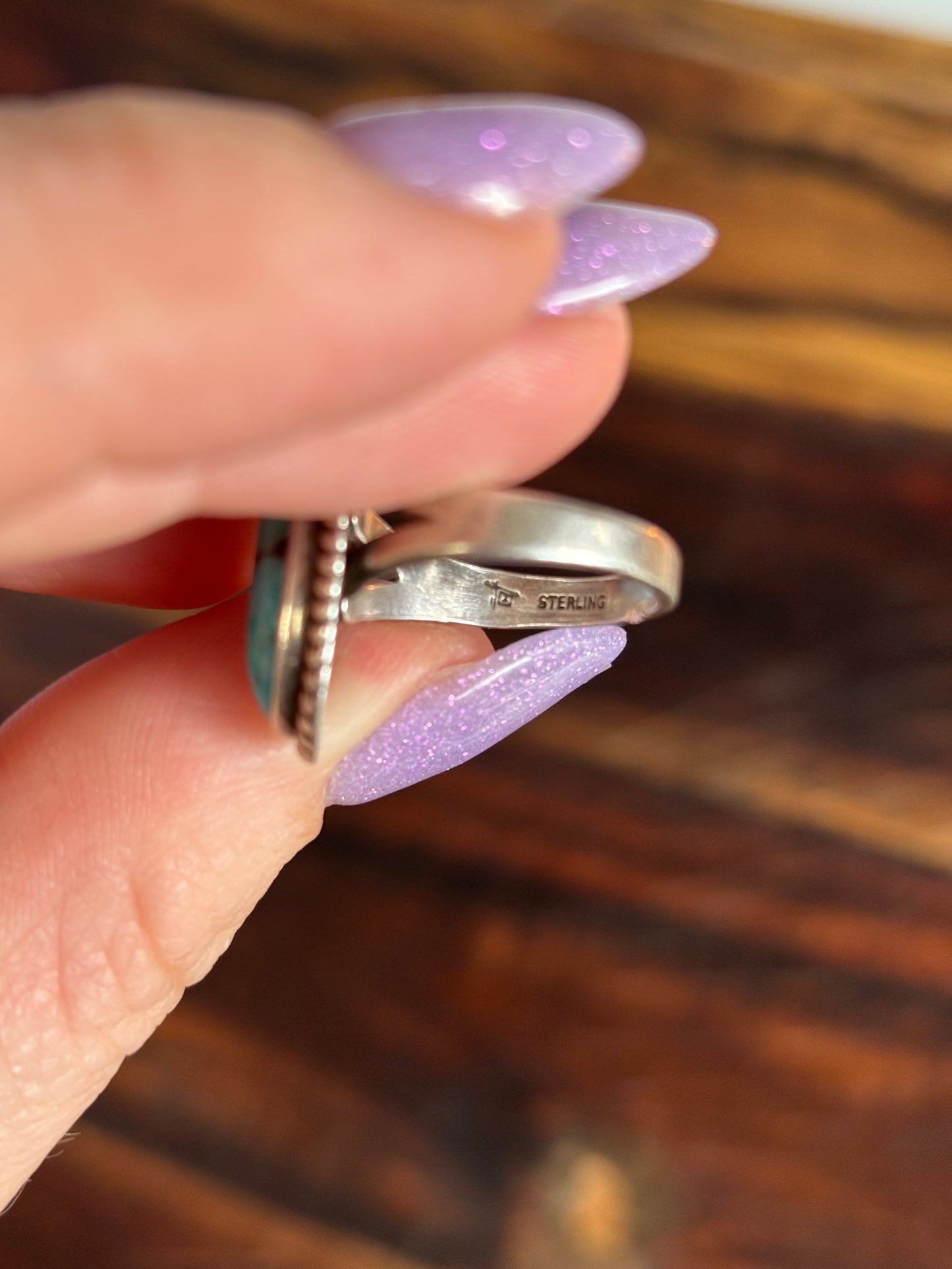 Native Made Old Pawn Ring- 6