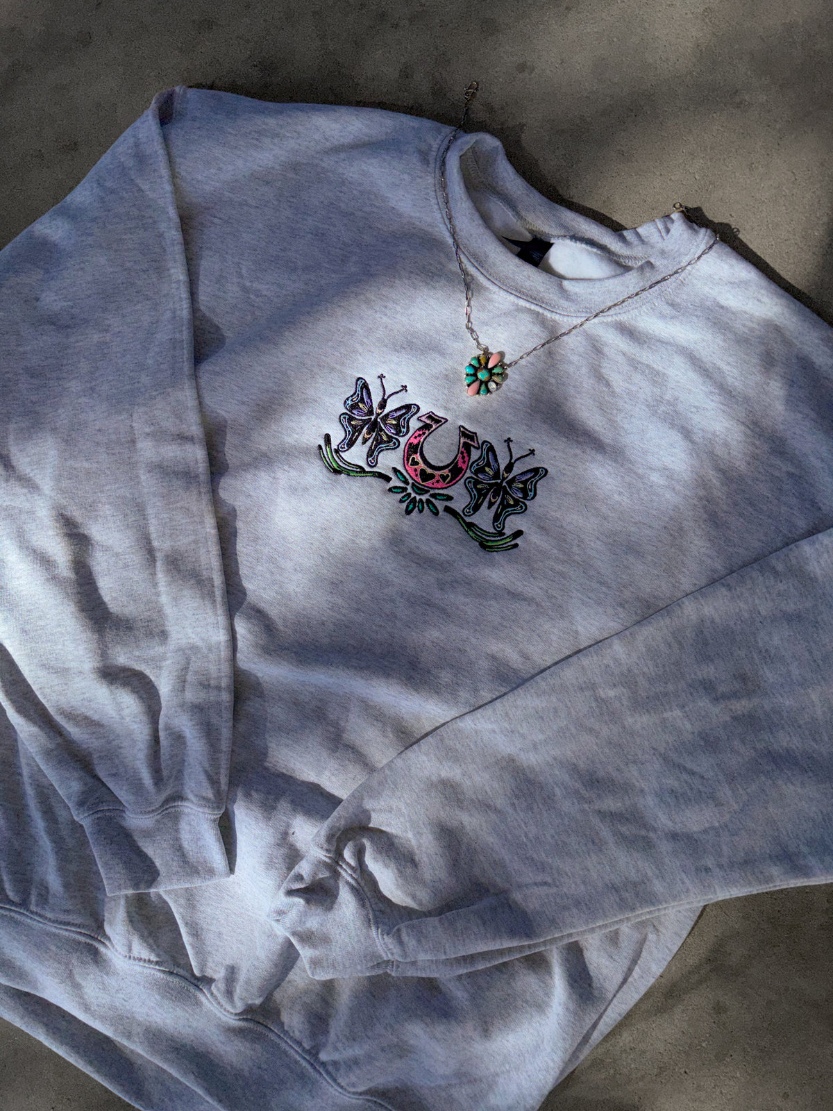 TFH Logo Embroidered Crewneck Sweater
