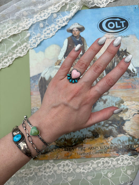 Pink & Blue Heart- 7