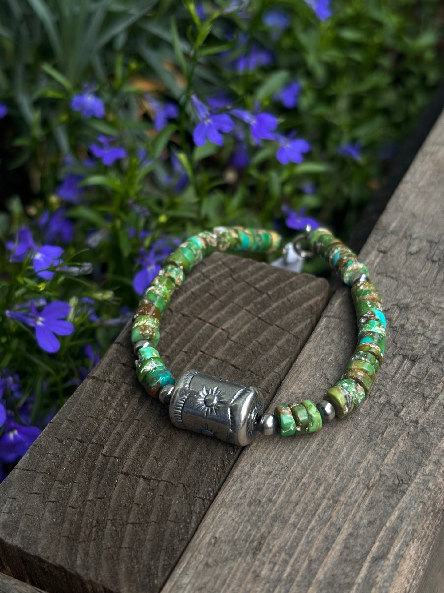 Native Beaded Barrel Bracelet