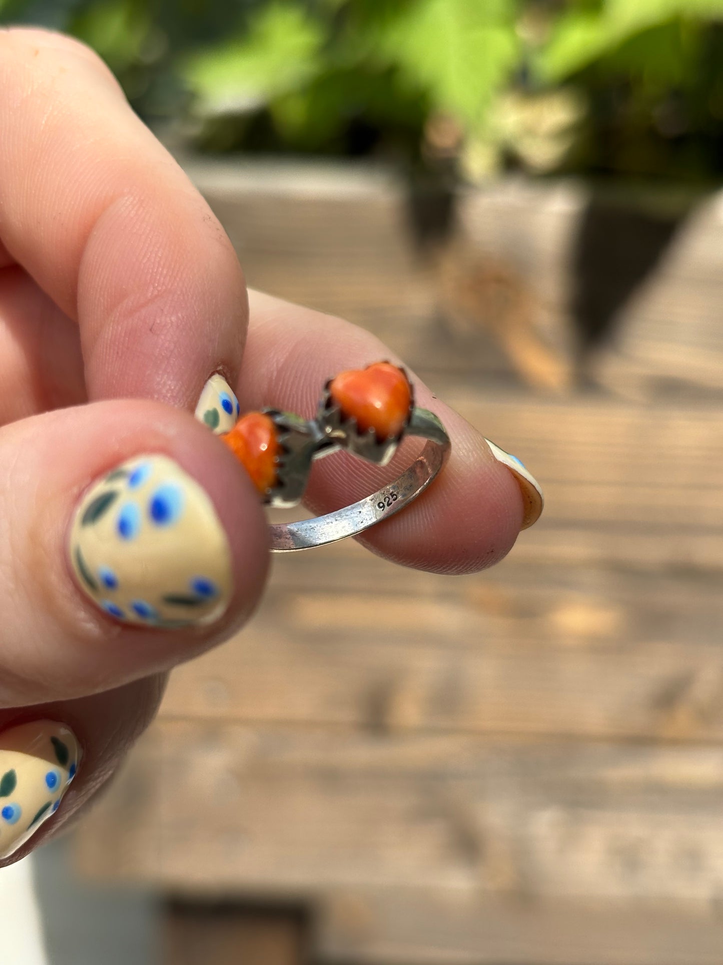 3 Orange Hearts- 5.5