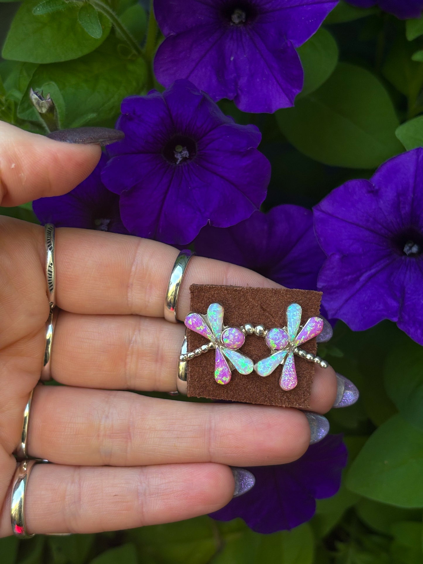 Zuni Dragonfly Earrings