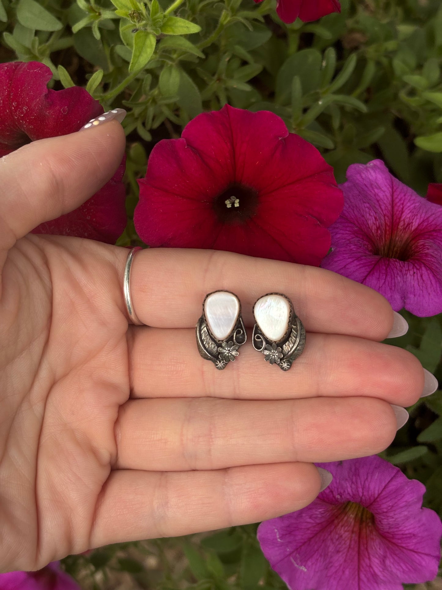 Vintage MOP Earrings