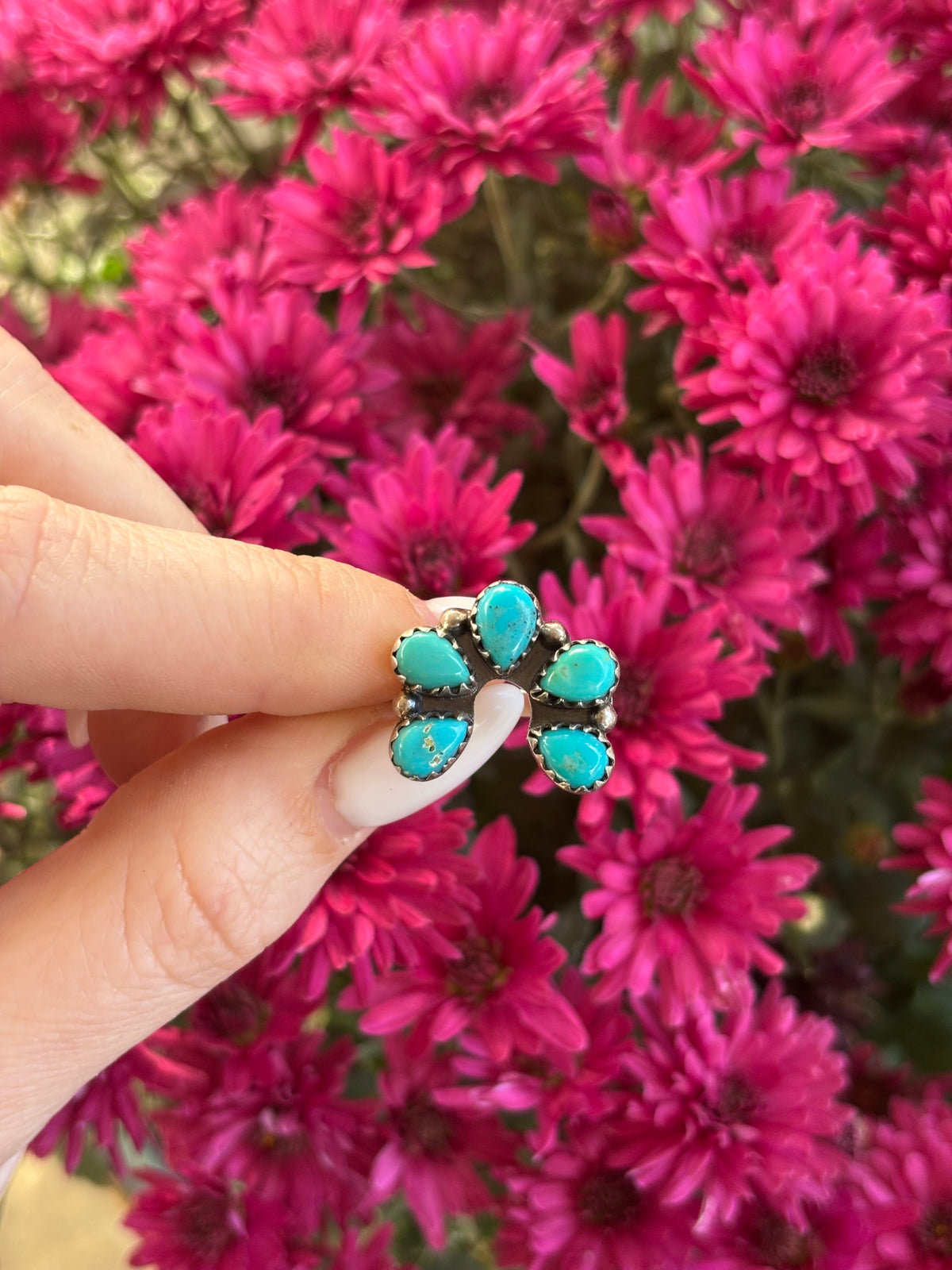 Turquoise Naja Ring-6.5