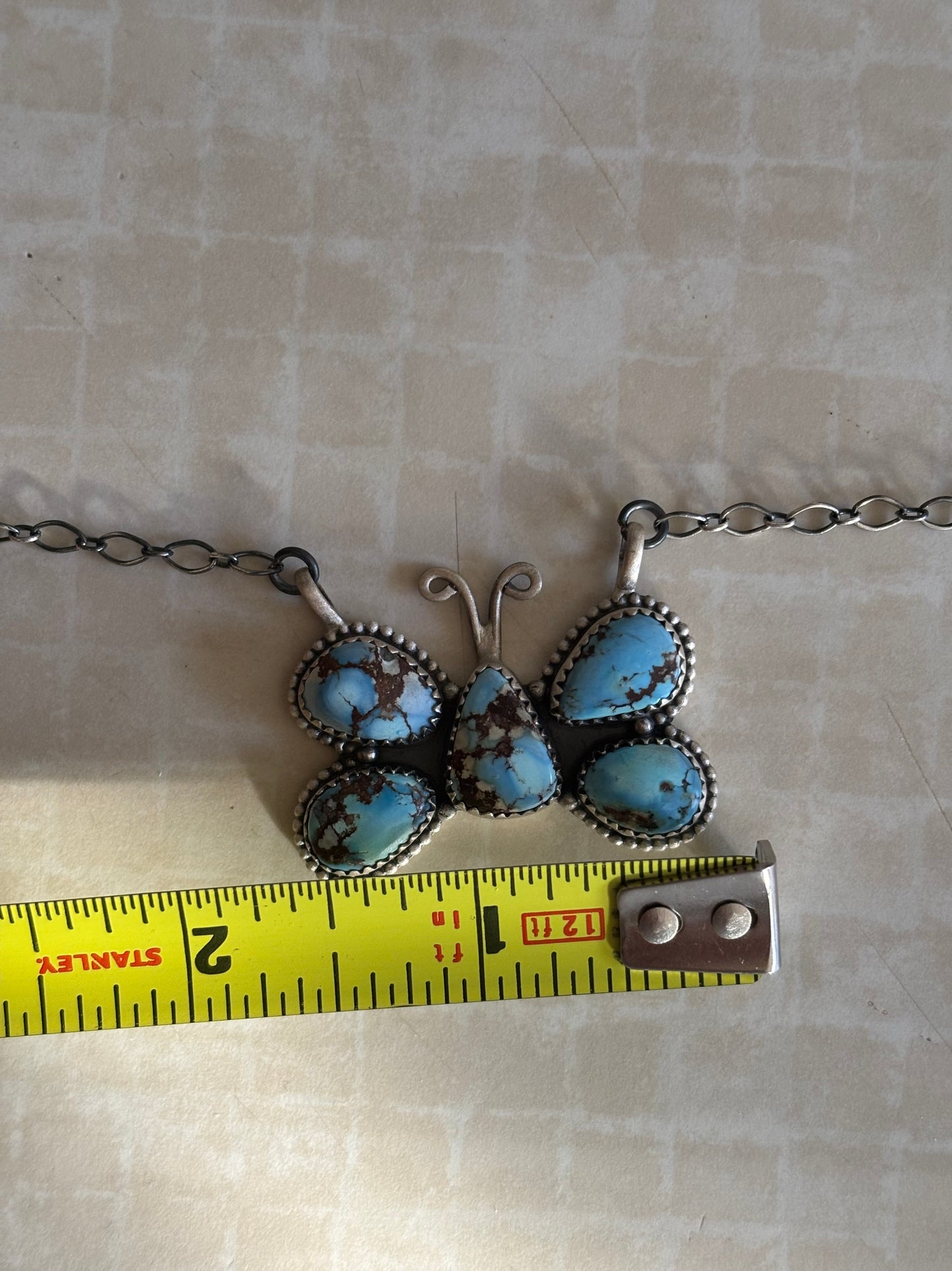 Golden Hills Butterfly Necklace