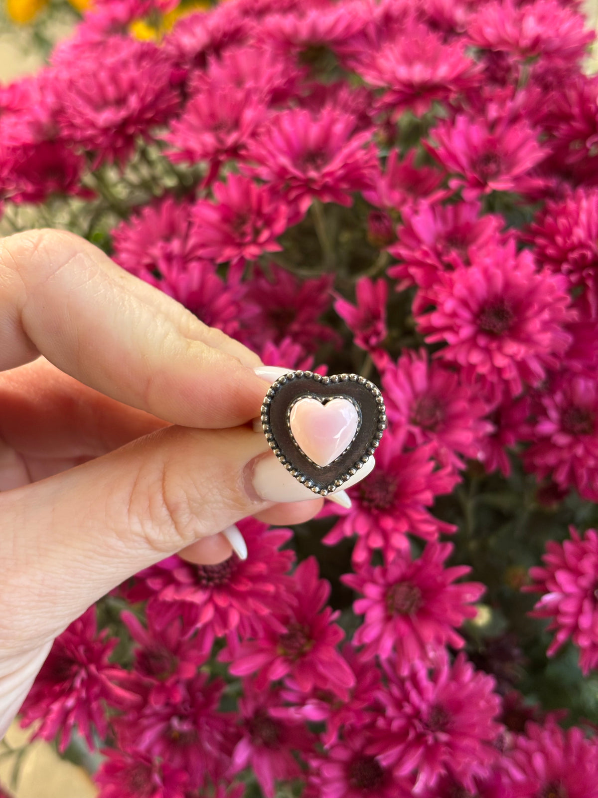 Pink Heart Ring-8