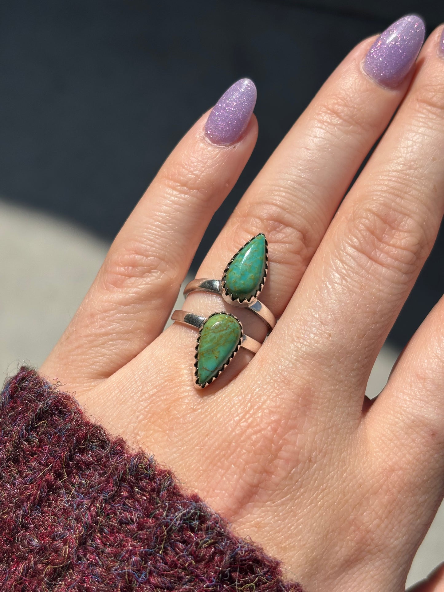 Green Kingman Floater Ring-8