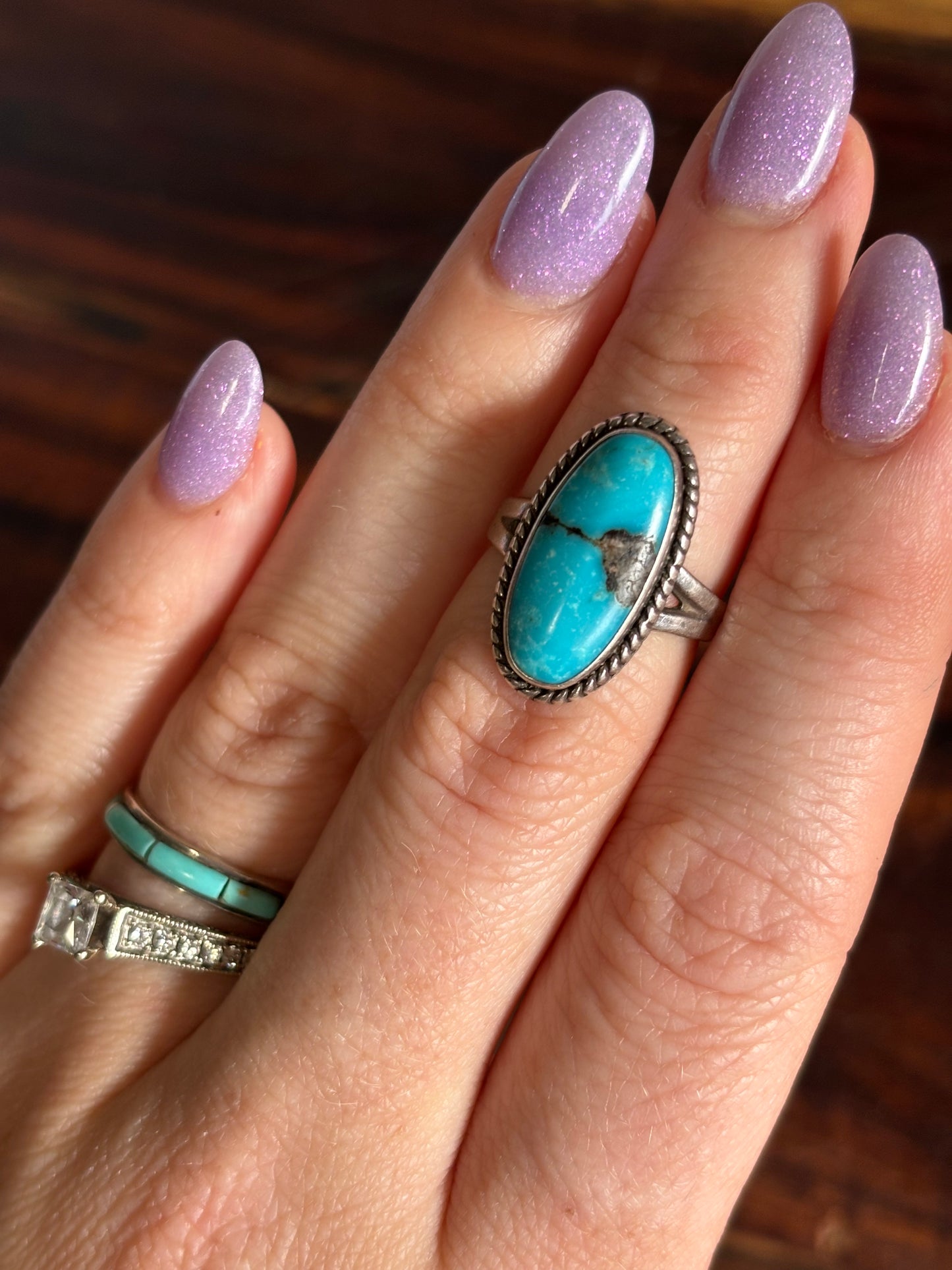 Native Made Old Pawn Ring- 6