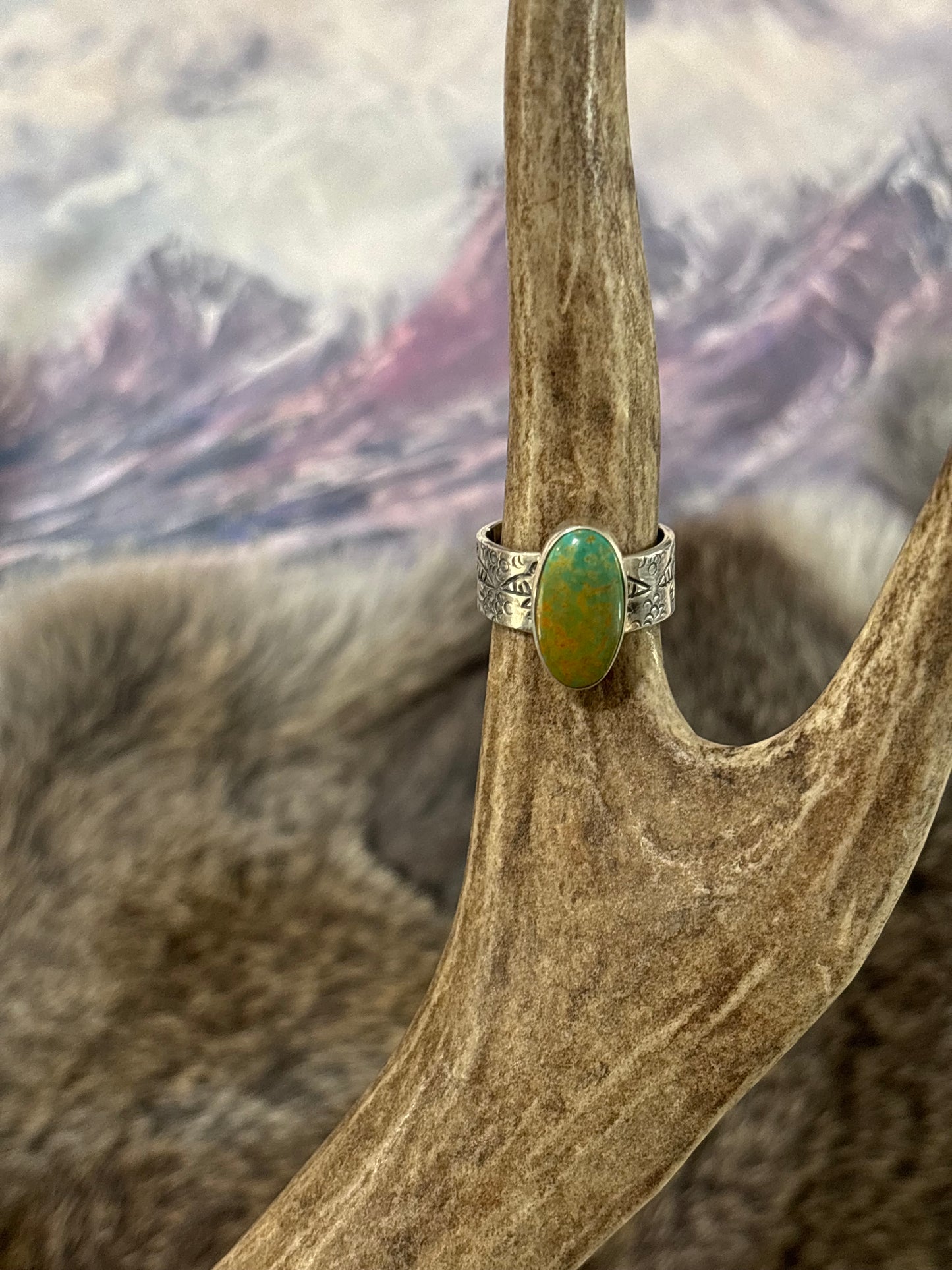 Green Thunderbird Ring-8.5