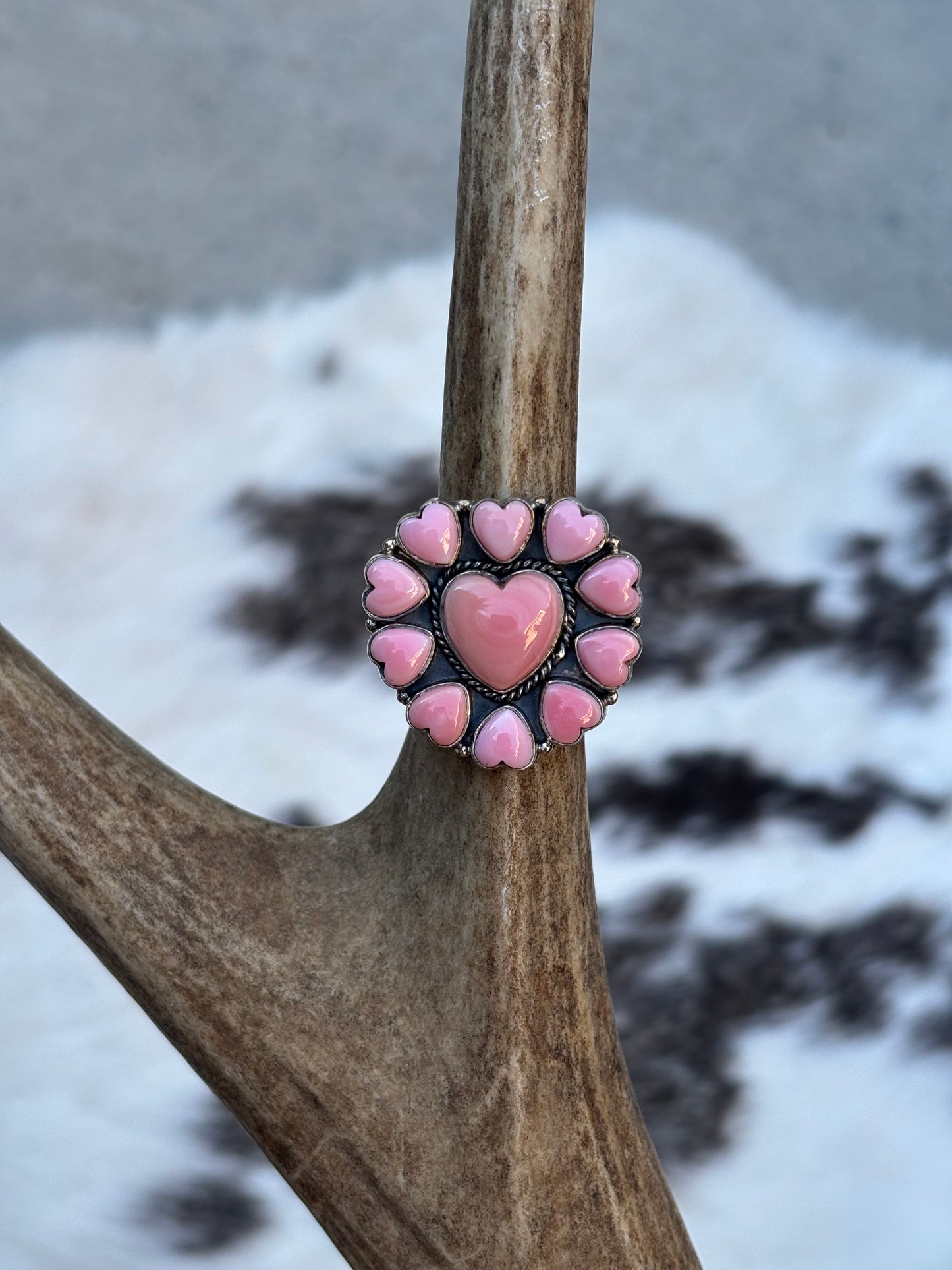 Heart Cluster Ring- 9