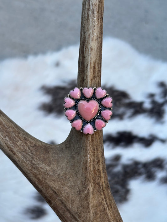 Heart Cluster Ring- 9