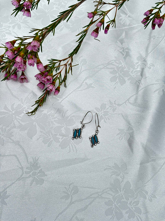 Vintage Zuni Hook Earrings