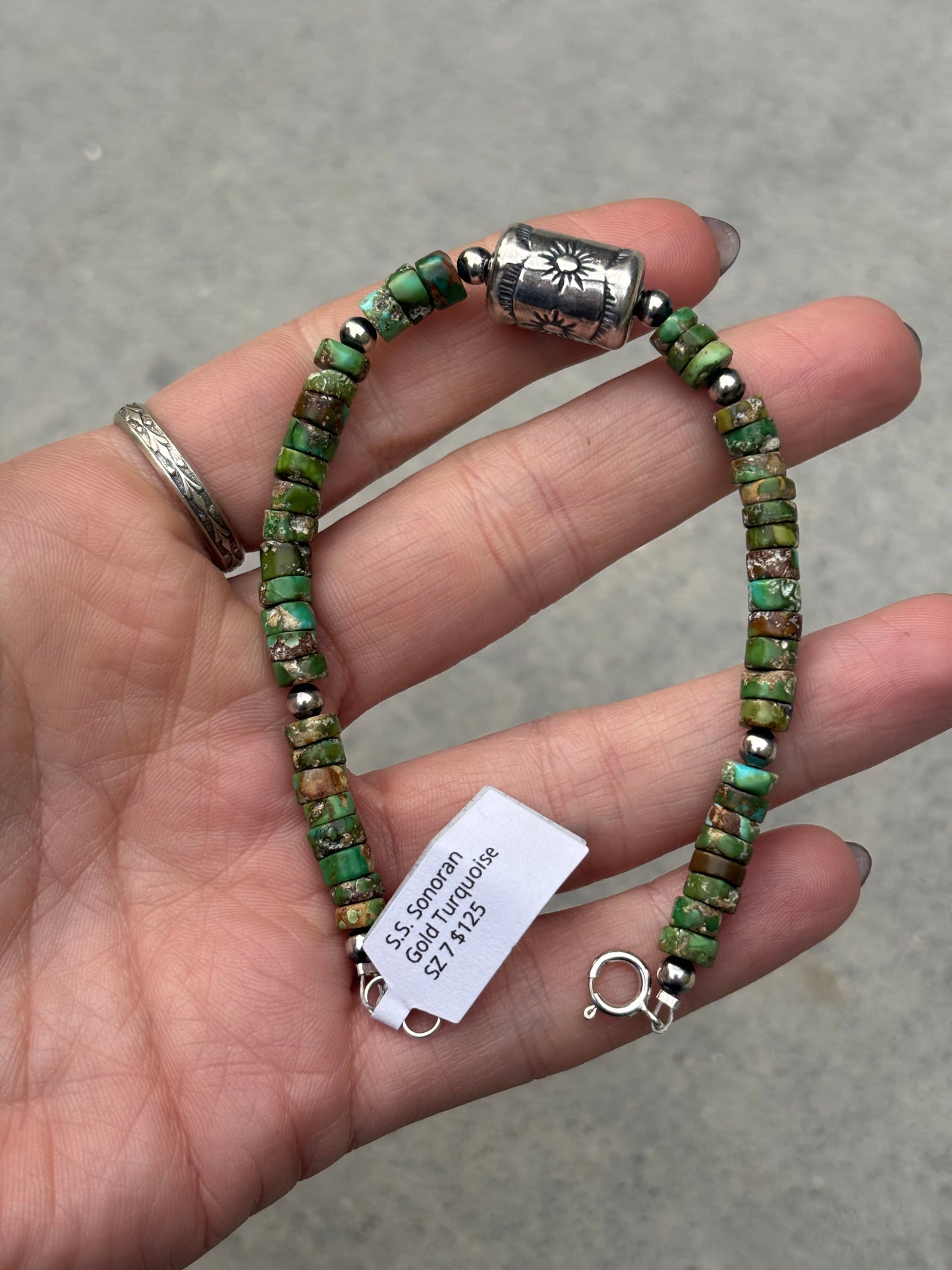 Native Beaded Barrel Bracelet