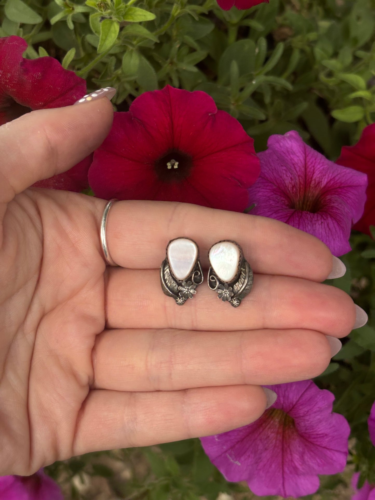 Vintage MOP Earrings
