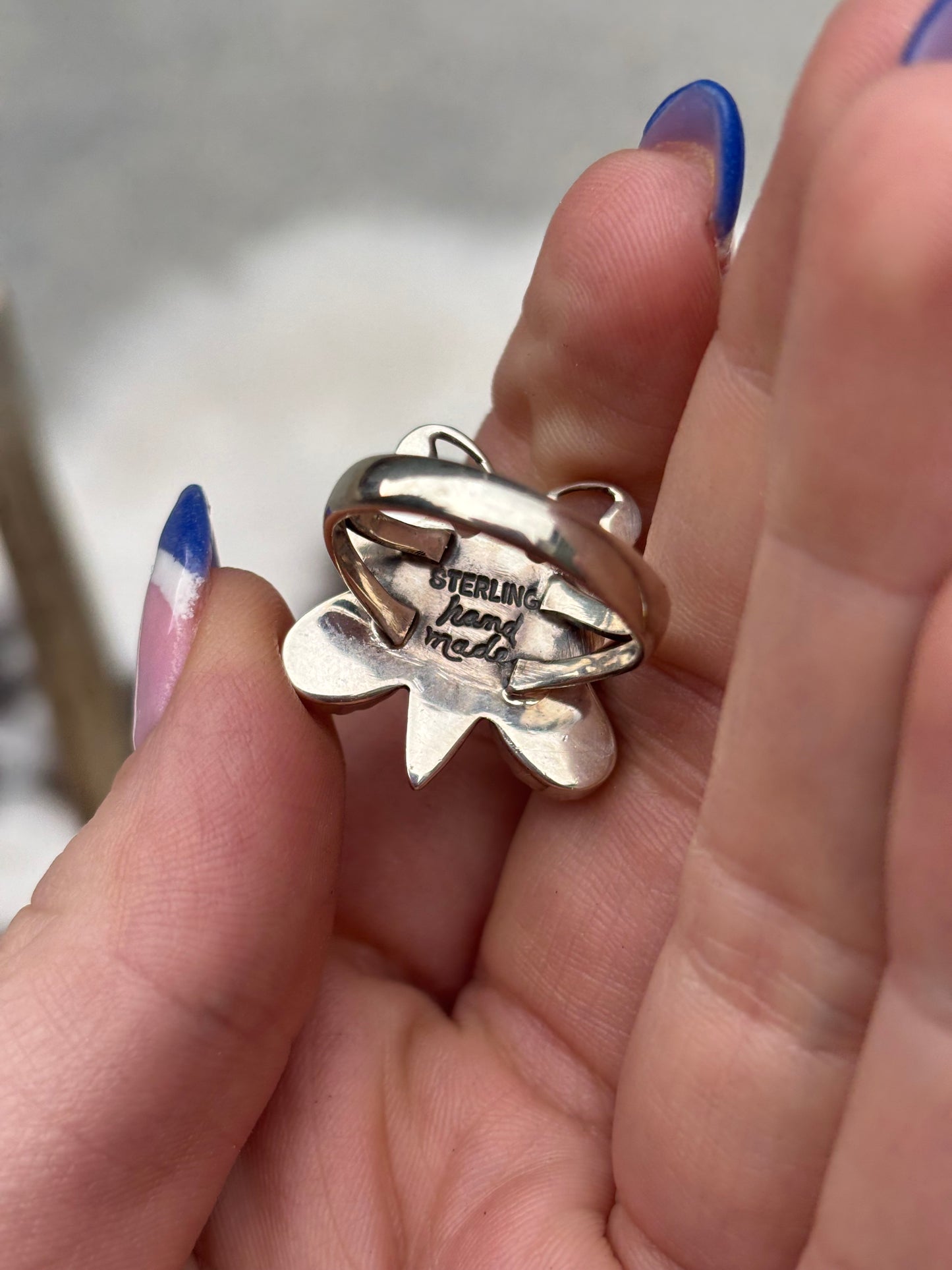 Pink Butterfly Ring-8.75