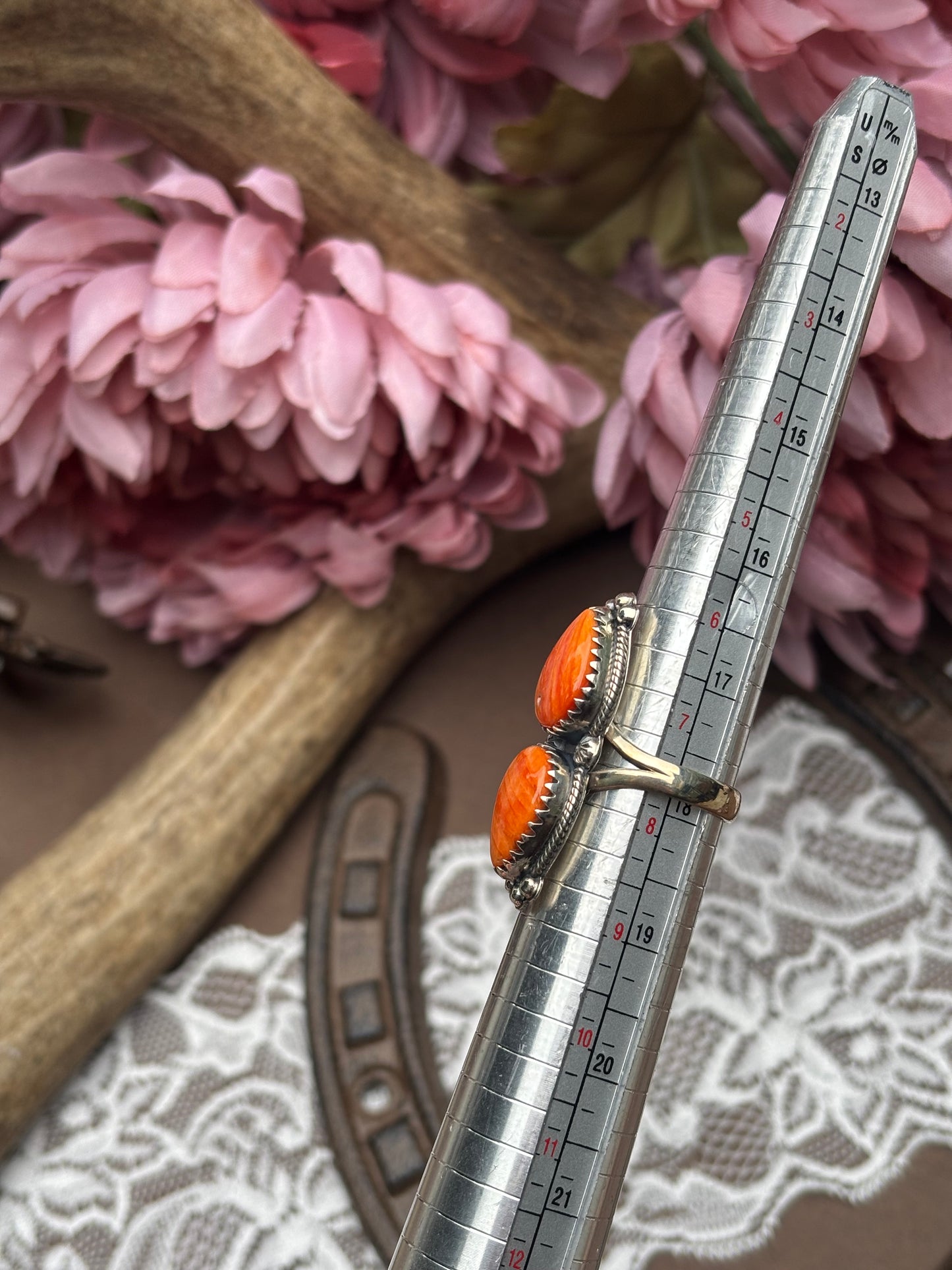 Double Orange Ring-7.75