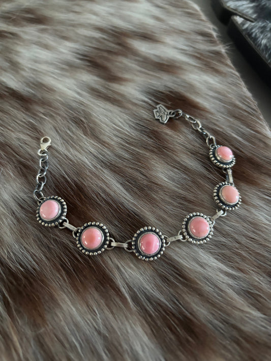 Pink Conch Bracelet