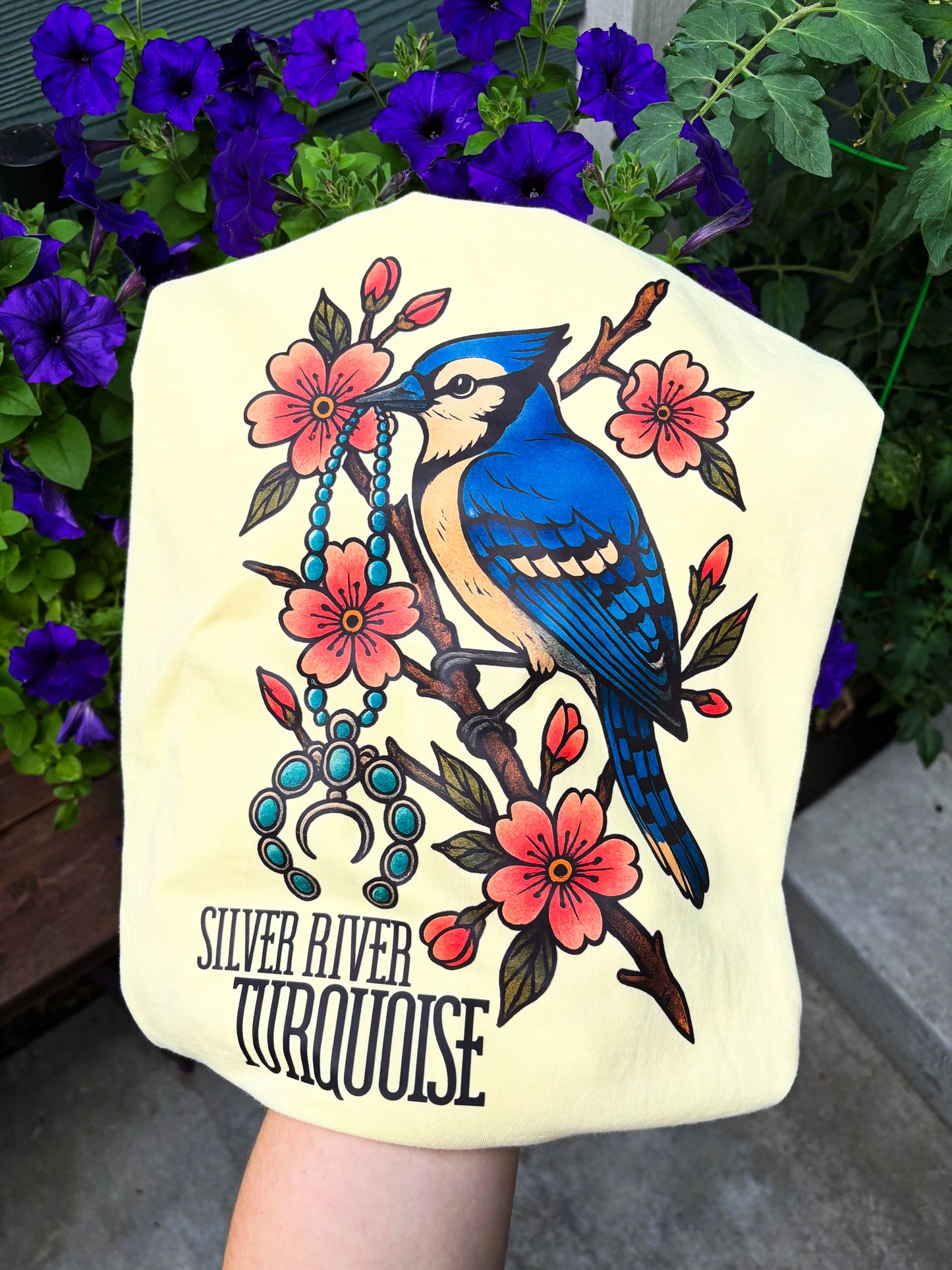 SRT Bluebird Tee- Banana