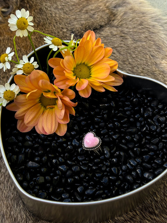 Pink Heart Ring- 7