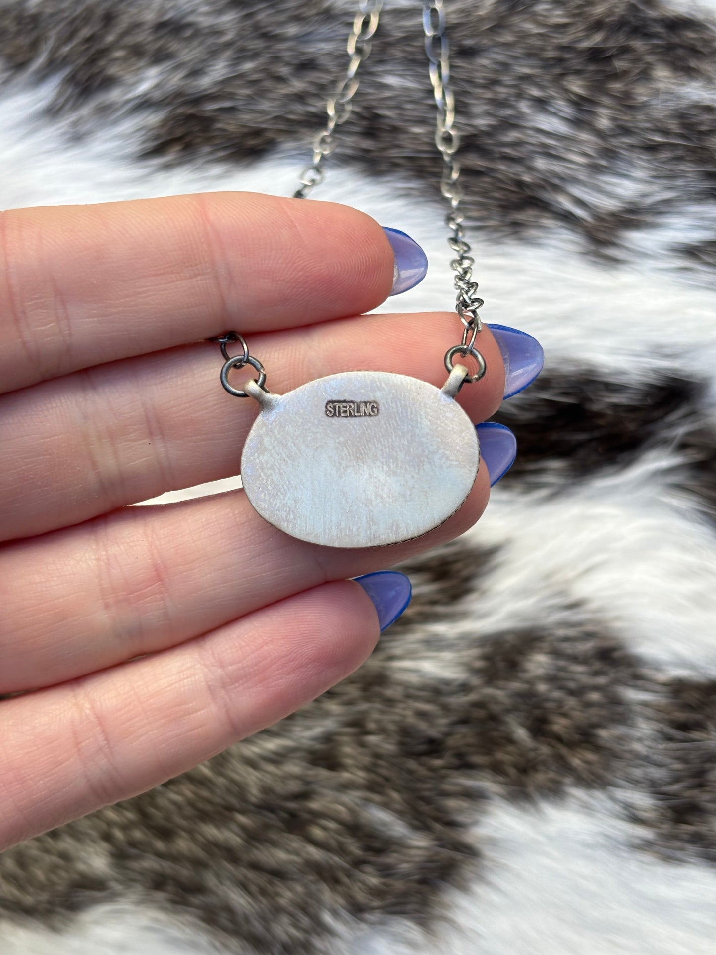 Large Pink Conch Necklace