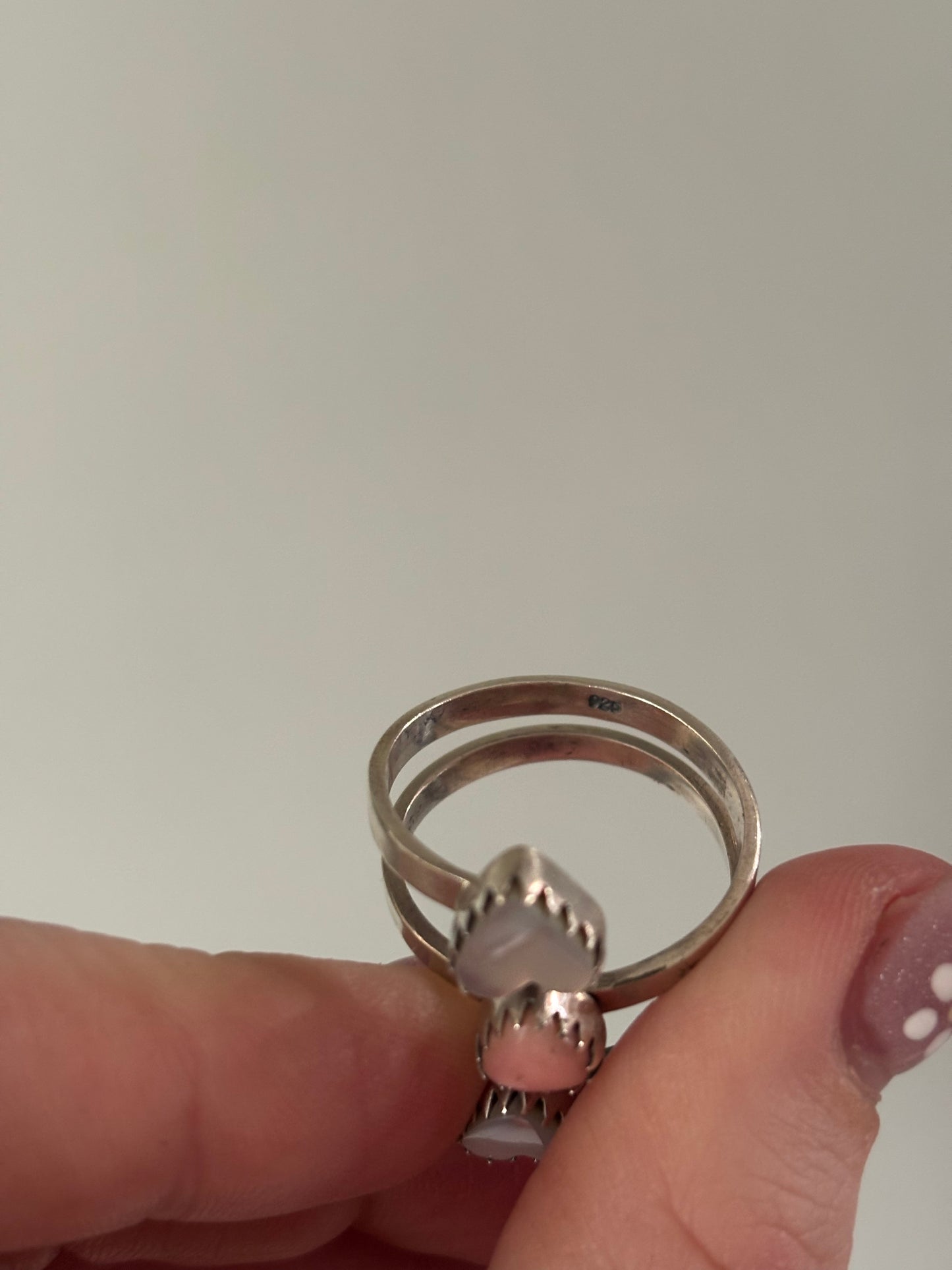 MOP & Pink Conch Ring-10
