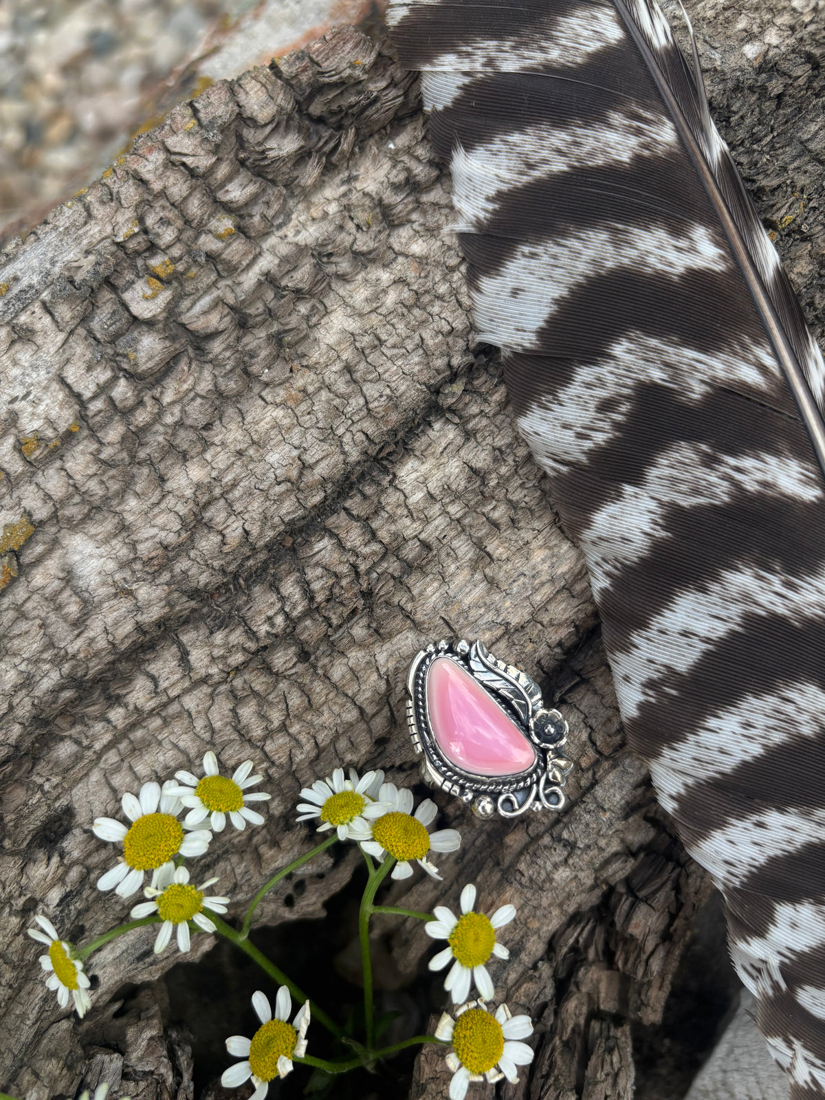 Pink Conch Ring-8
