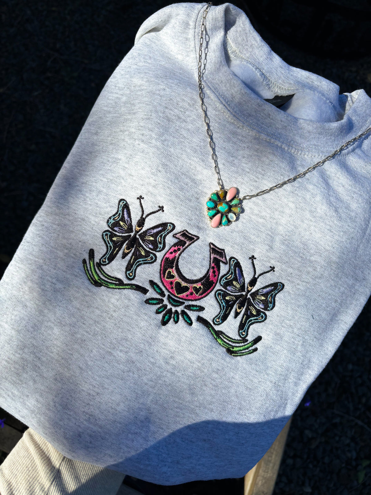 TFH Logo Embroidered Crewneck Sweater