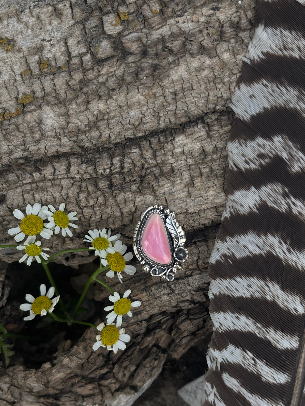 Pink Conch Ring-8
