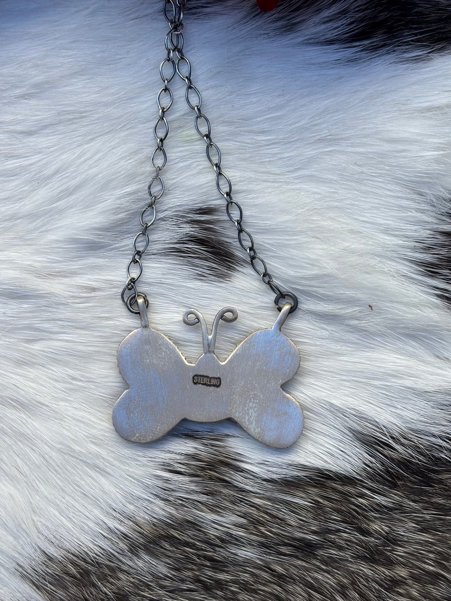 Golden Hills Butterfly Necklace