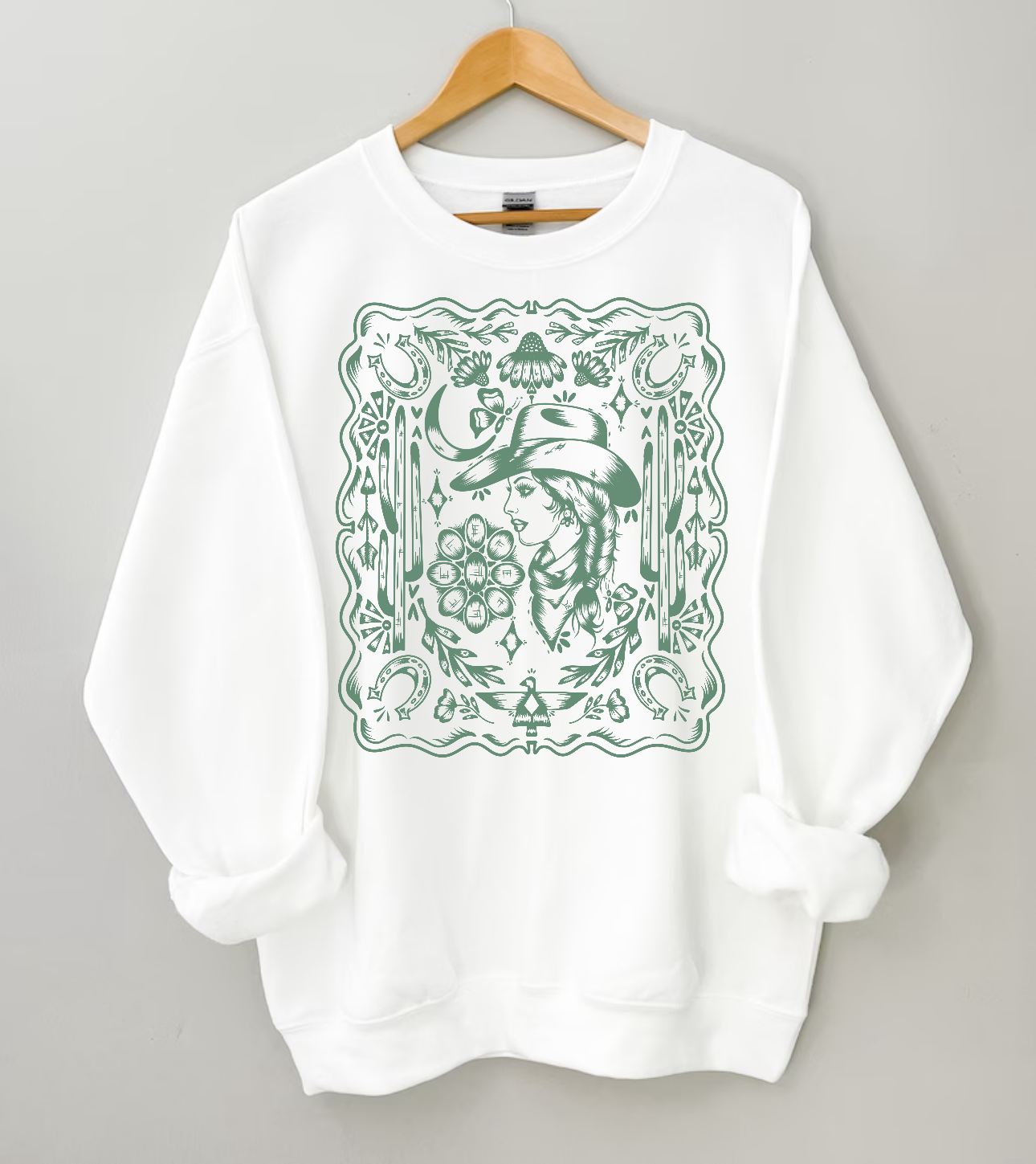 Cowgirl Suzzie Crewneck Sweater