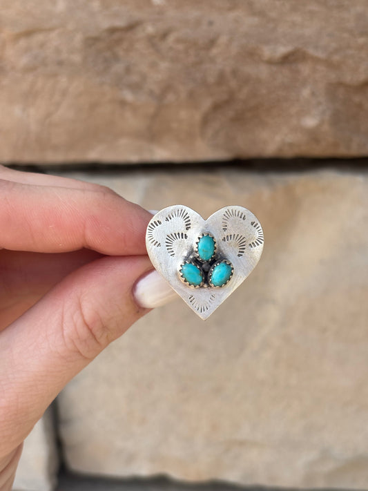 Heart Ring-Adj.