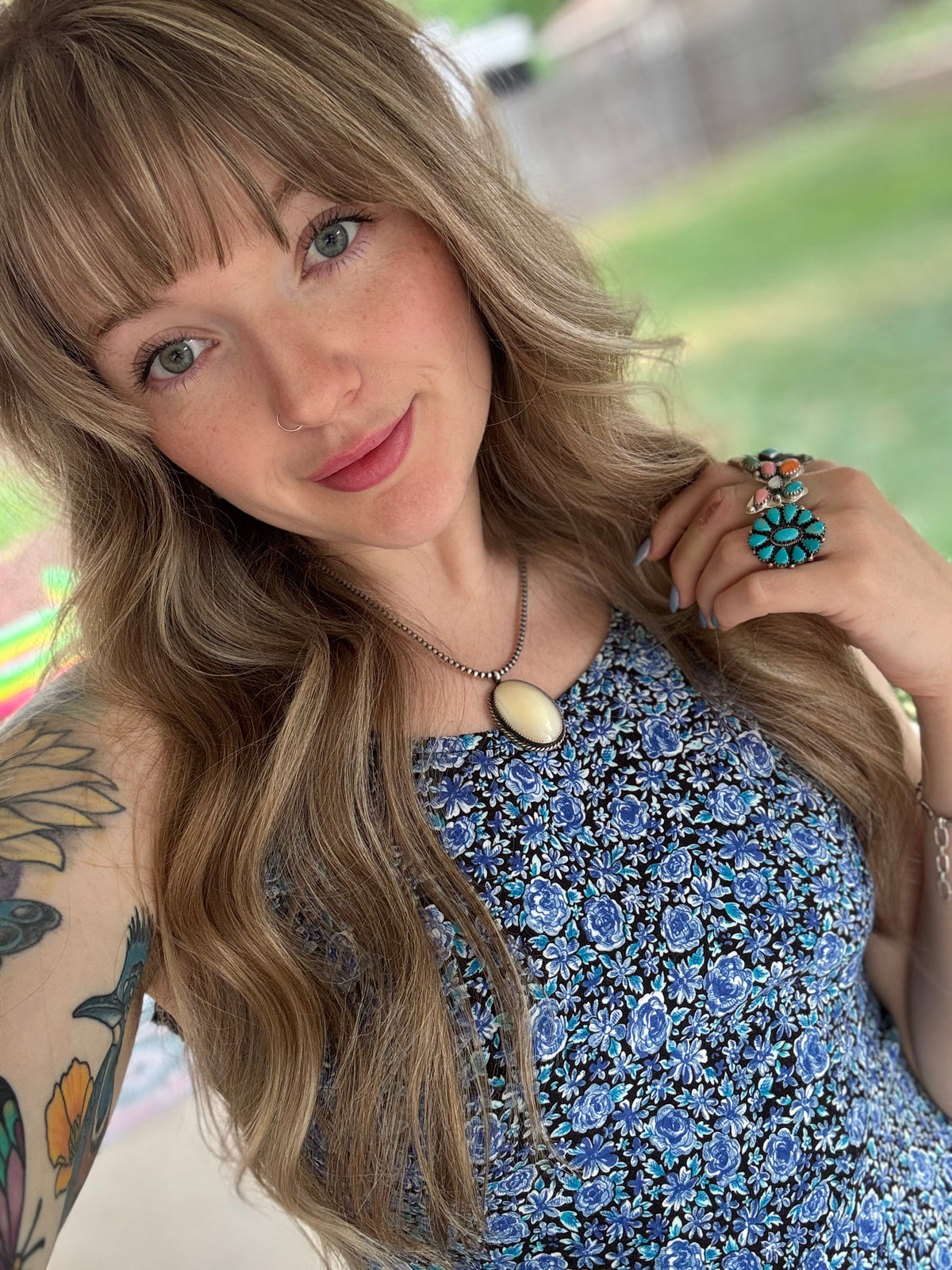 Vintage MOP Pendant