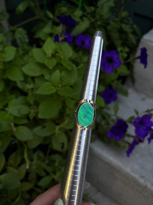 Reversible Opal Ring - 9