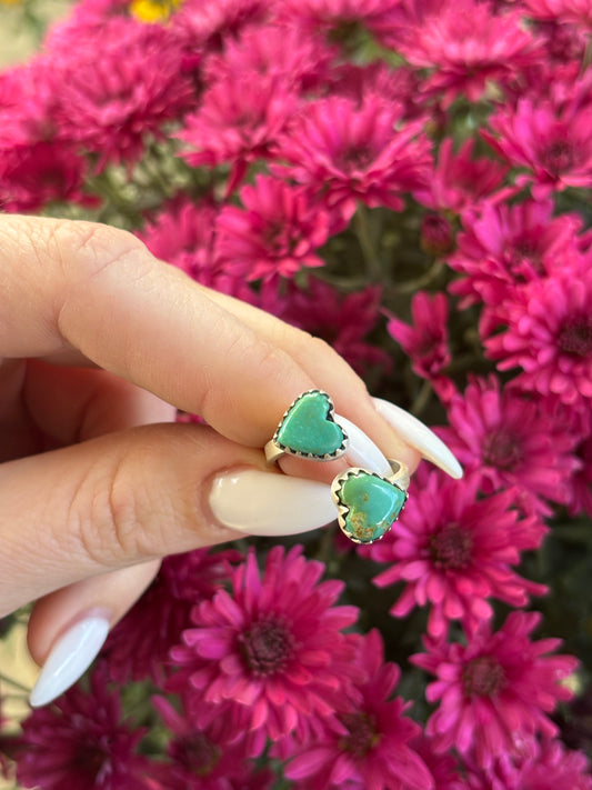 Double Heart Ring - 8
