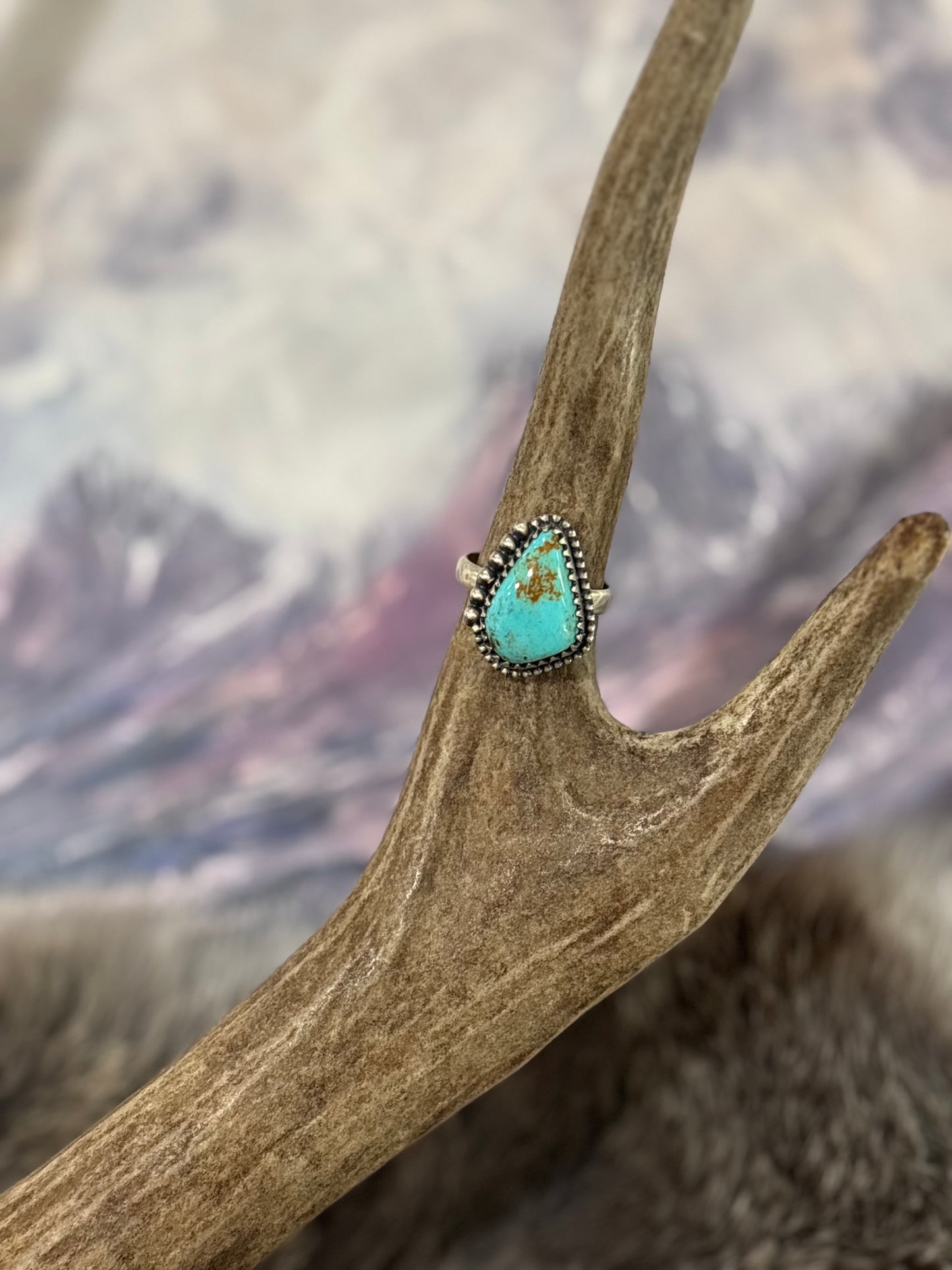 Turquoise Ring-Adjustable