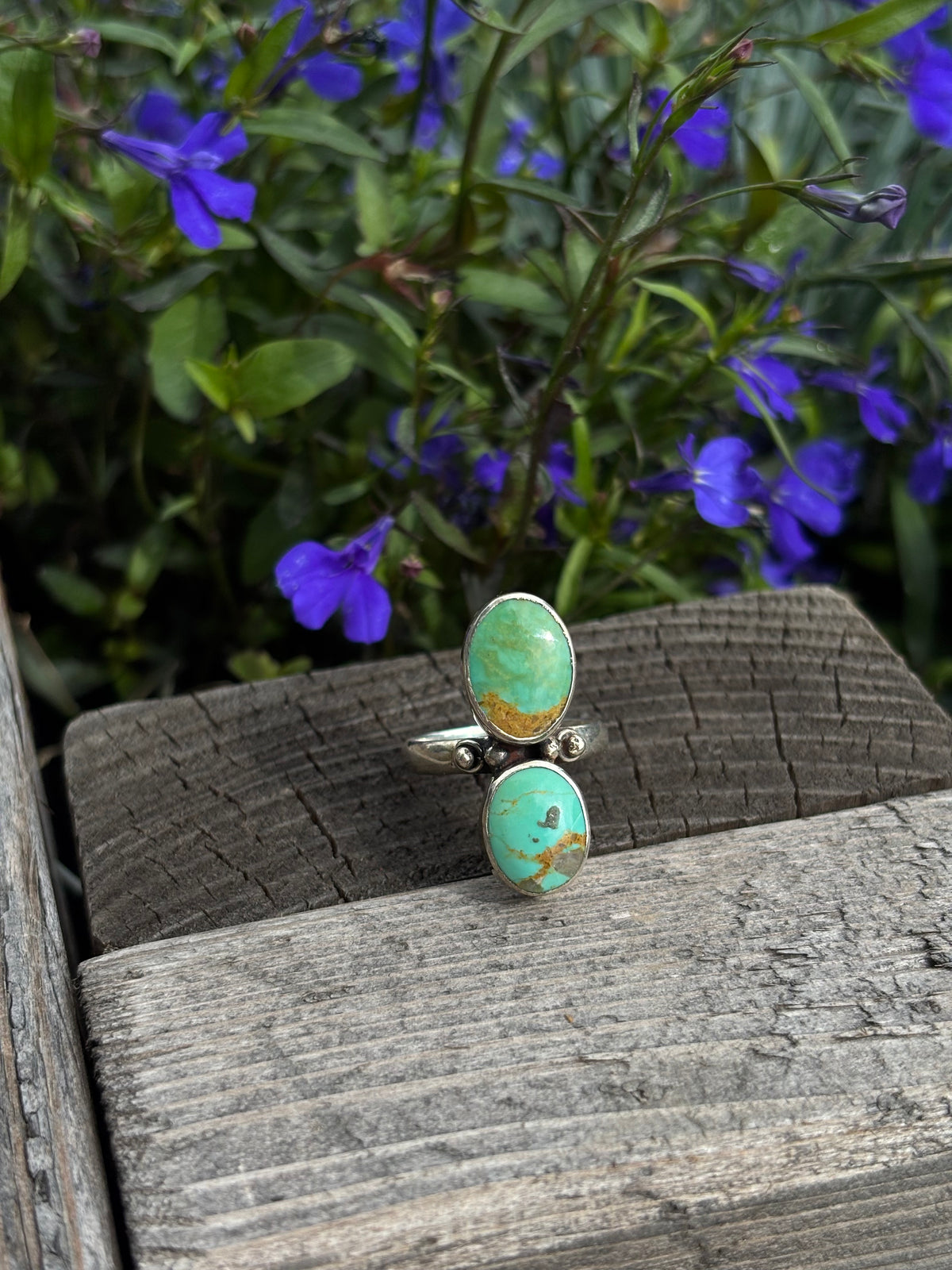 Double Stone Ring-7.5