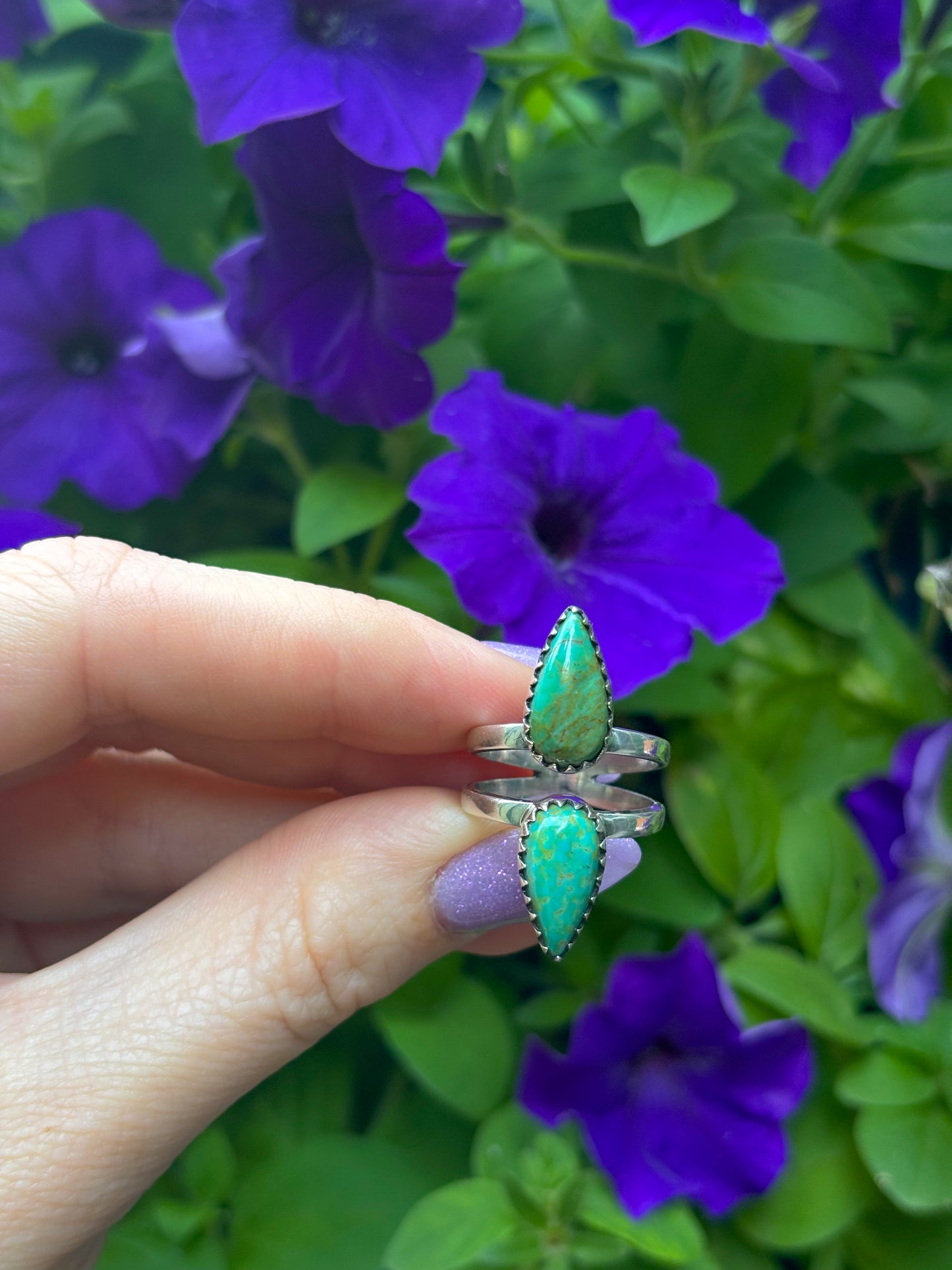 Green Kingman Floater Ring-8