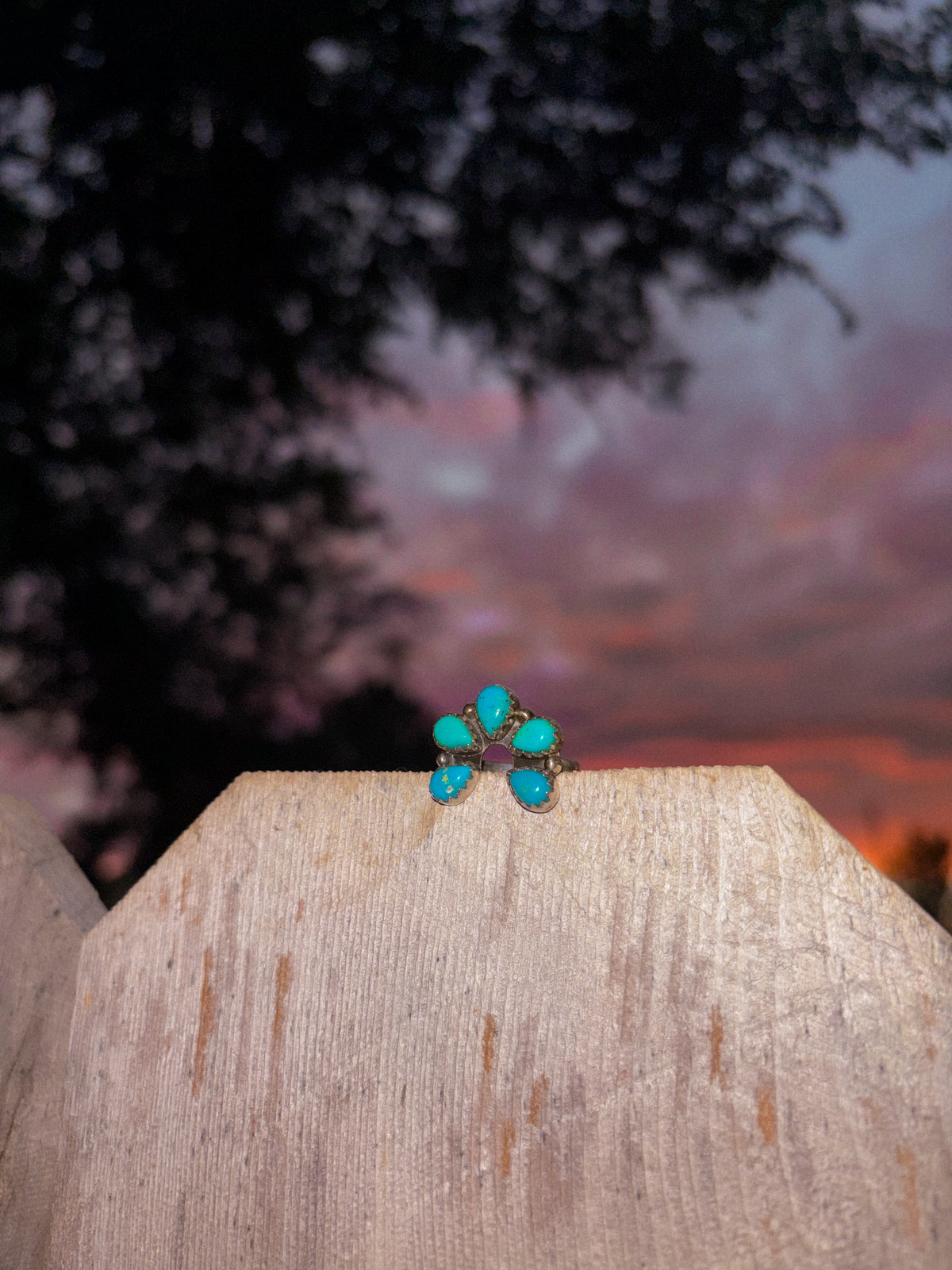 Turquoise Naja Ring-6.5