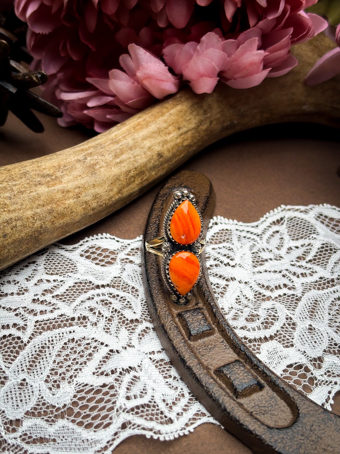 Double Orange Ring-7.75